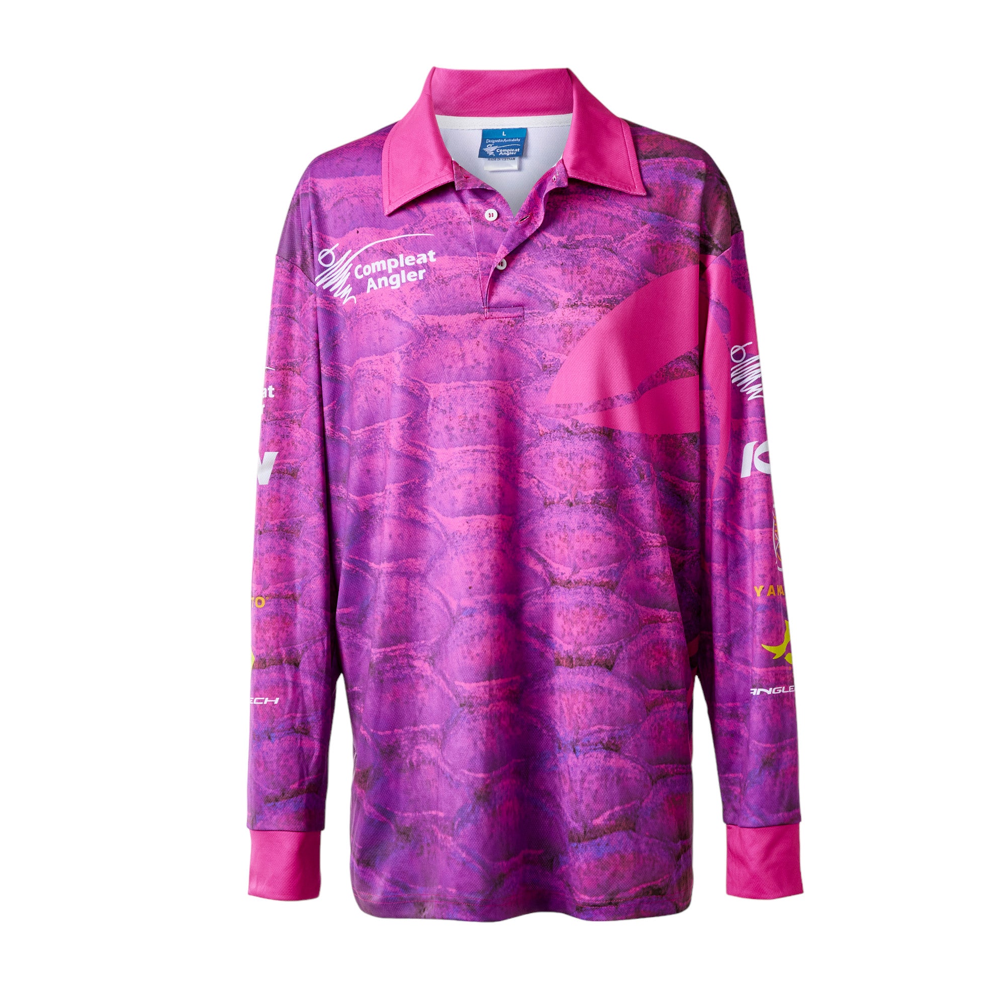 Compleat Angler Pink Scale Tournament Shirt