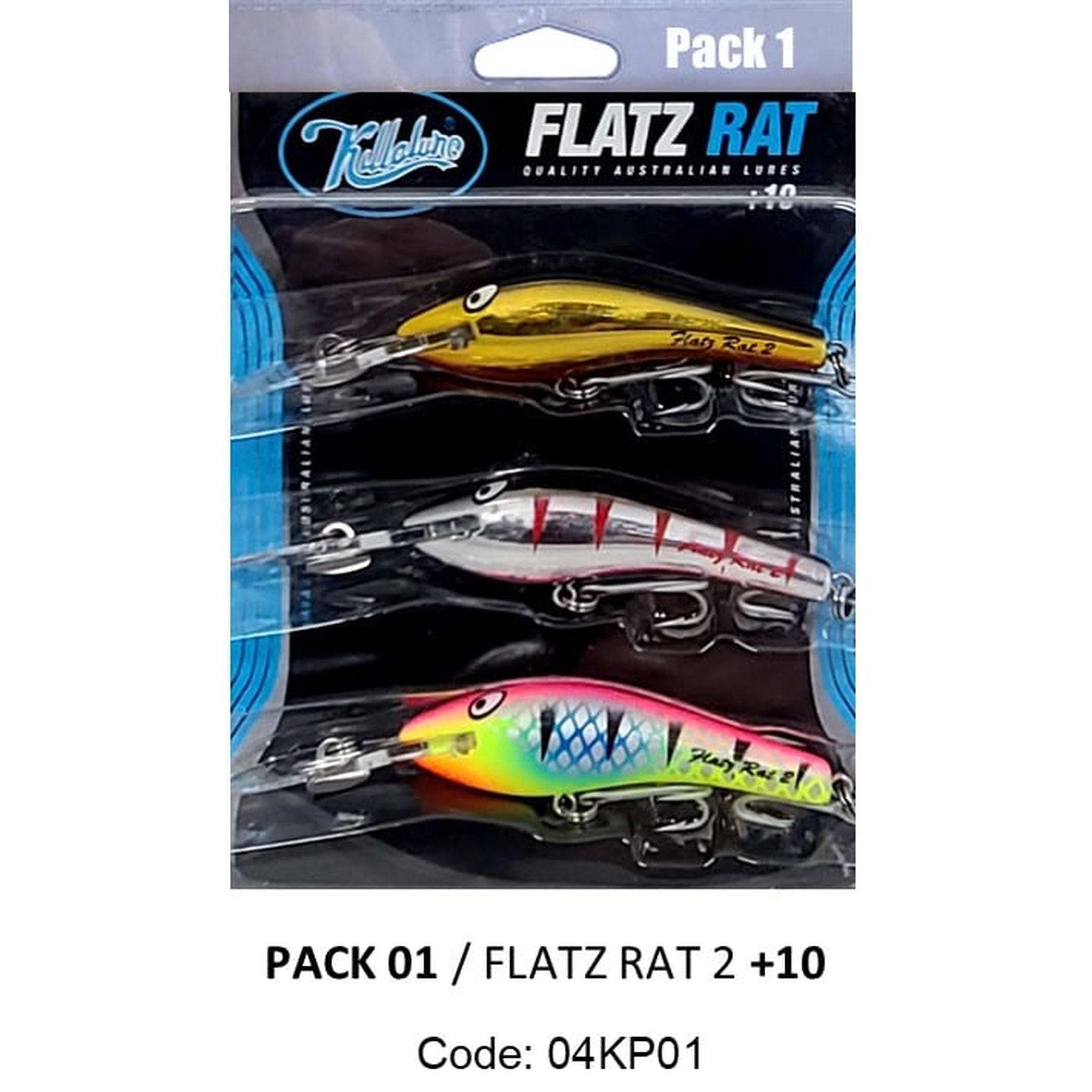Killalure Flatz Rat +10 Lure Pack