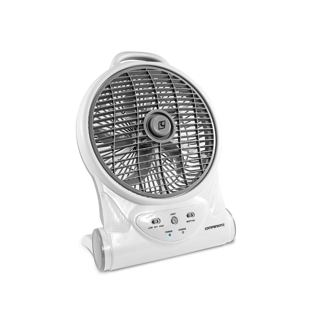 Companion Aerobreeze Lithium Powered Rechargable Fan 25cm