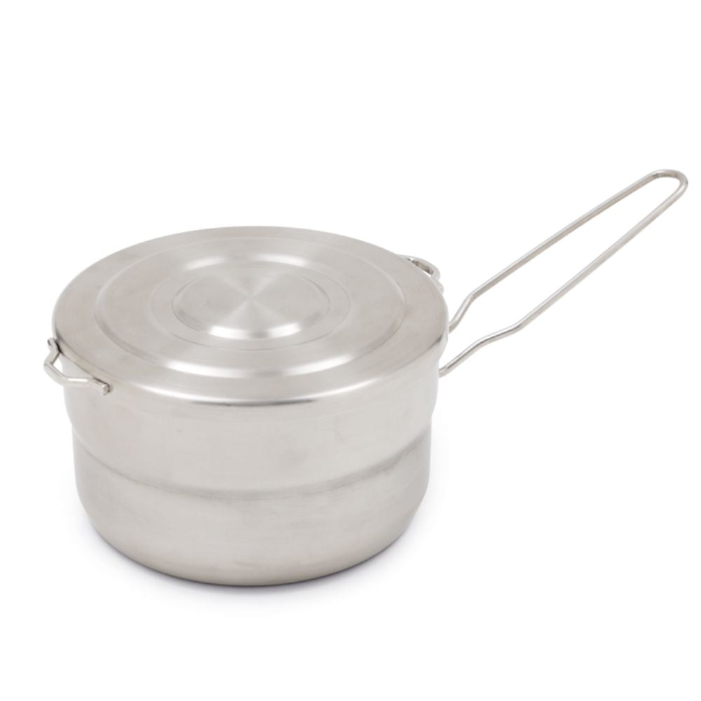 Campfire Stainless Steel Camp Mess Pot - 1.5L