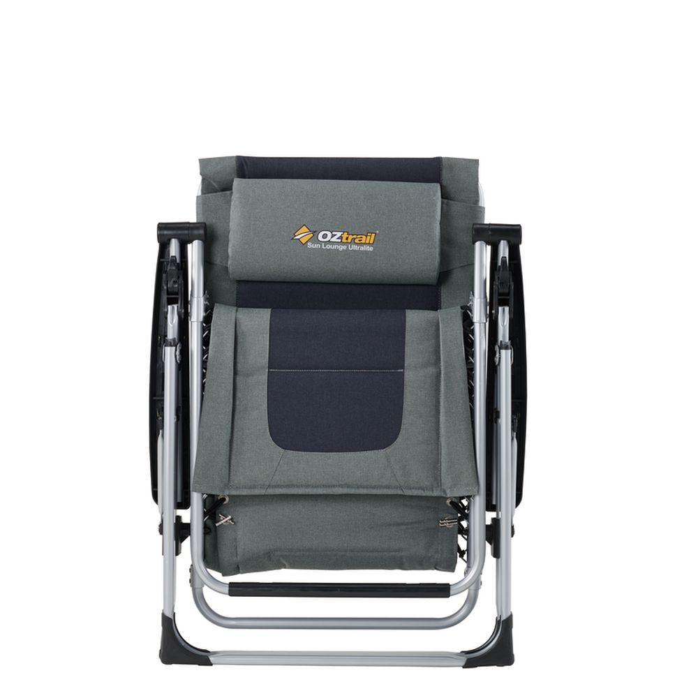 OZtrail Ultralite Sun Lounge Camp Chair - Navy
