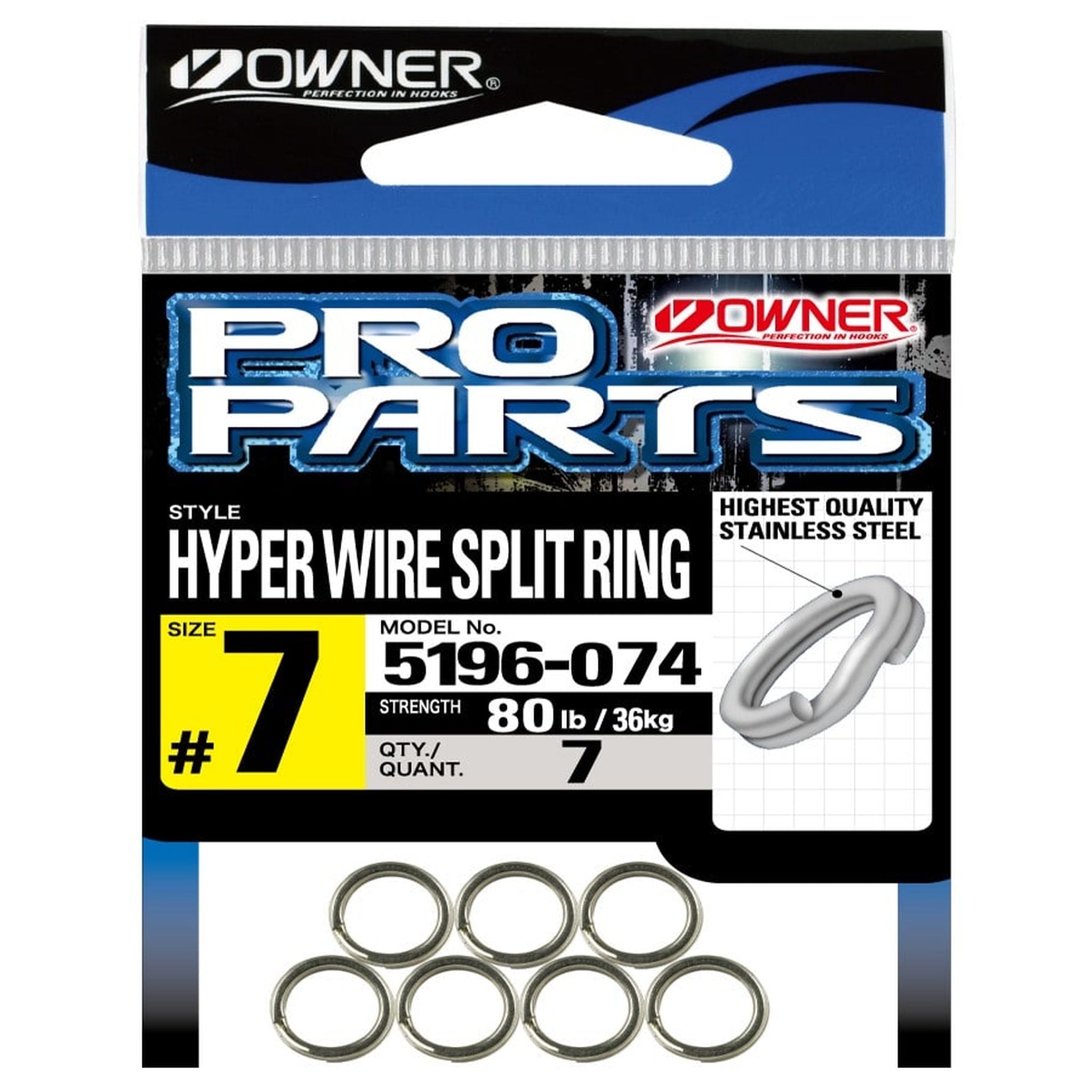 Owner P-12 5196 Hyper Wire Split Rings