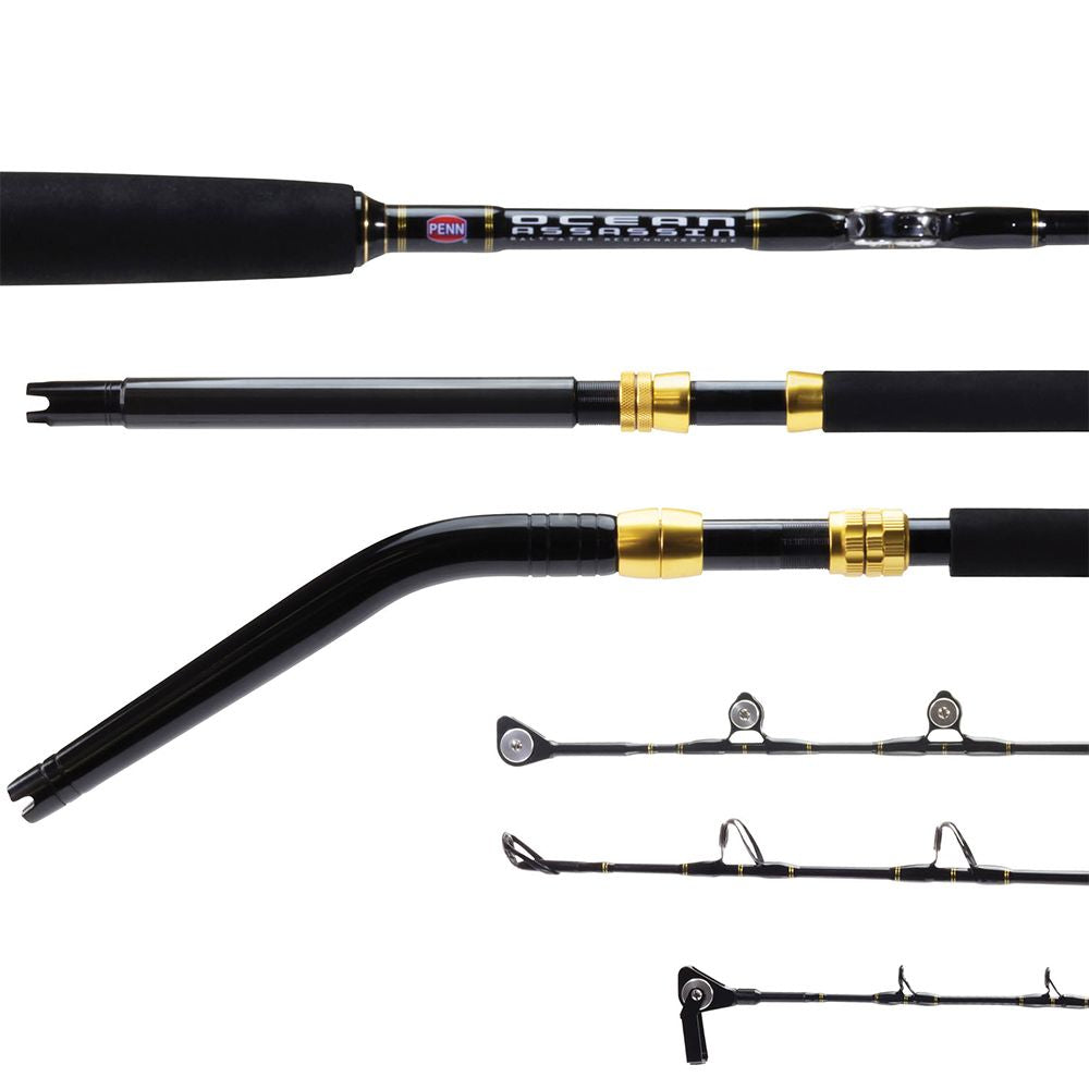 assassin fishing pole PENN Ocean Assassin Game 24kg 5ft 5in 1pc Bent Butt Overhead Rod – Compleat Angler Australia