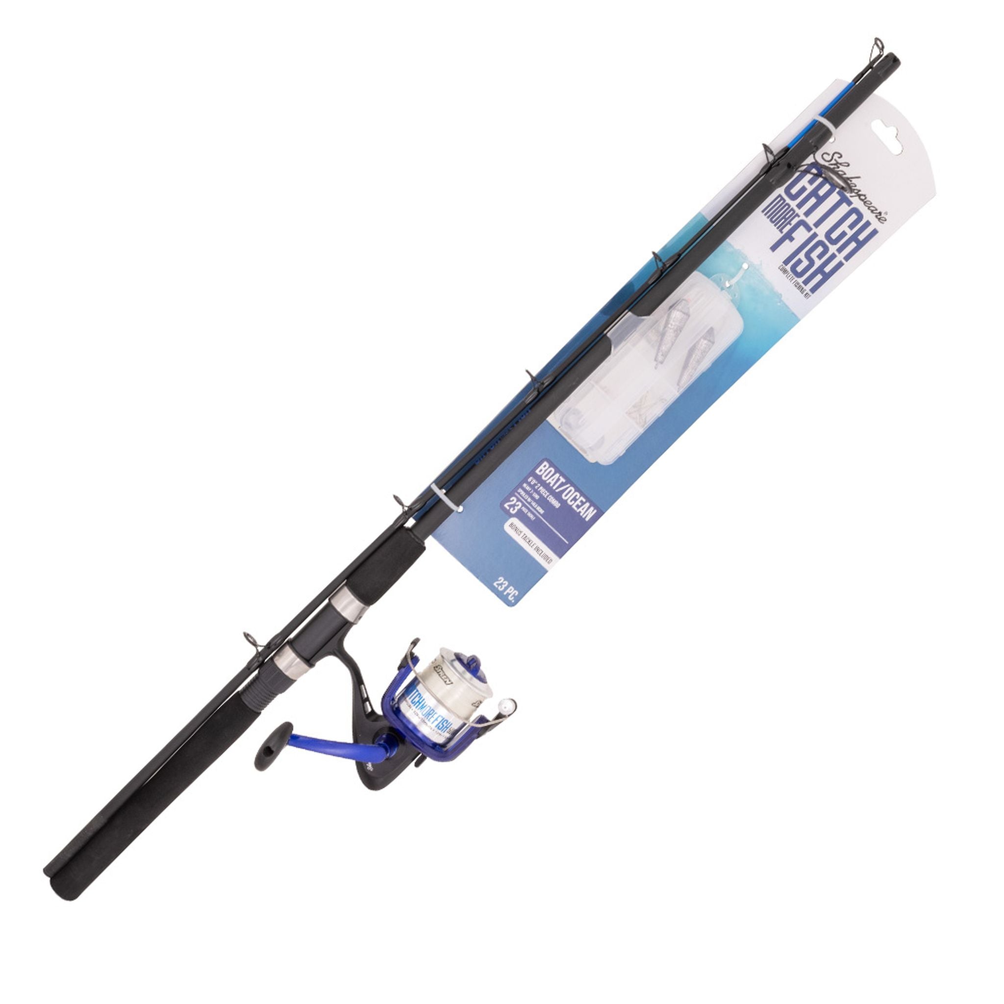 Shakespeare Catch More Fish Boat/Ocean Fishing Combo