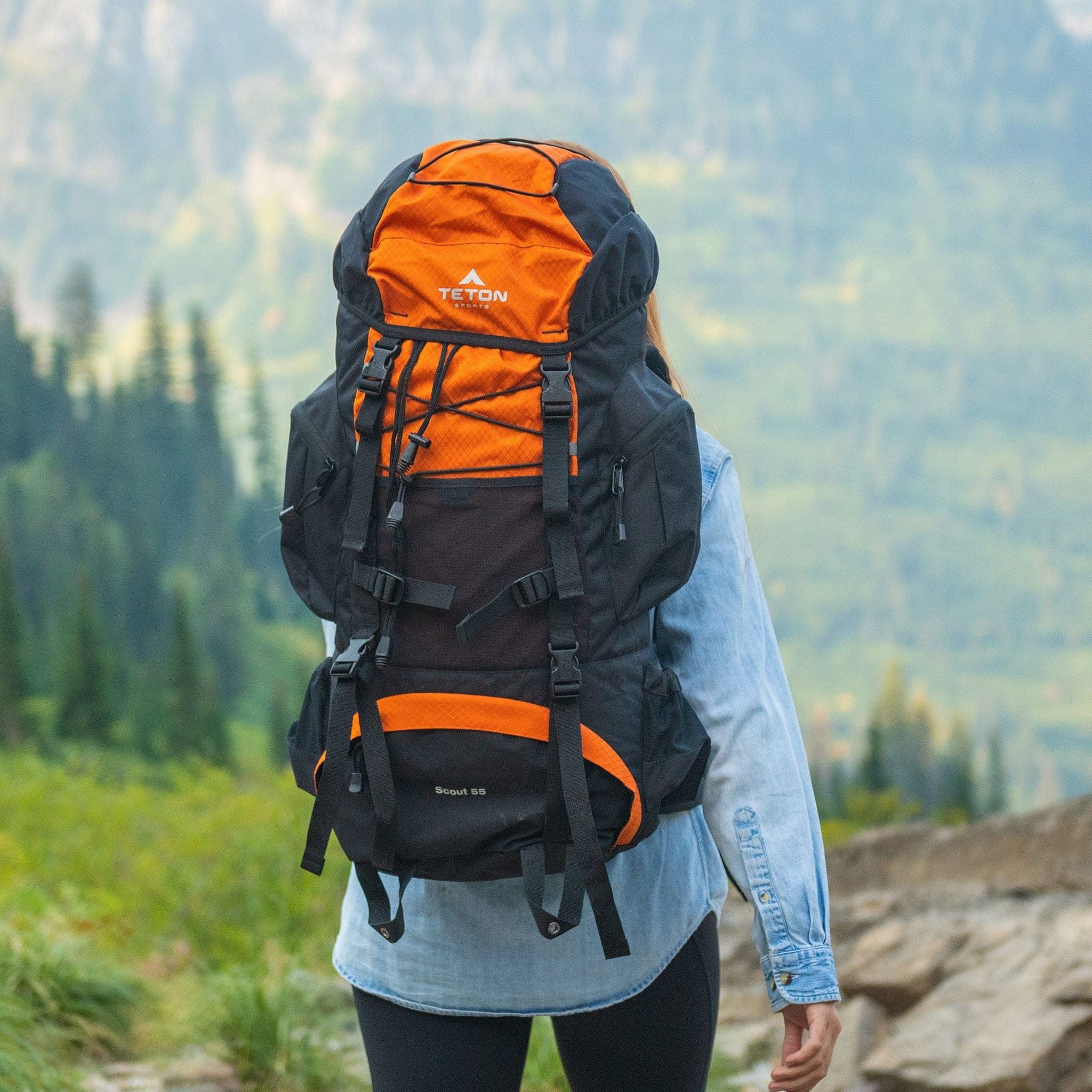 Teton Sports Scout 55l Backpack in Burnt Orange