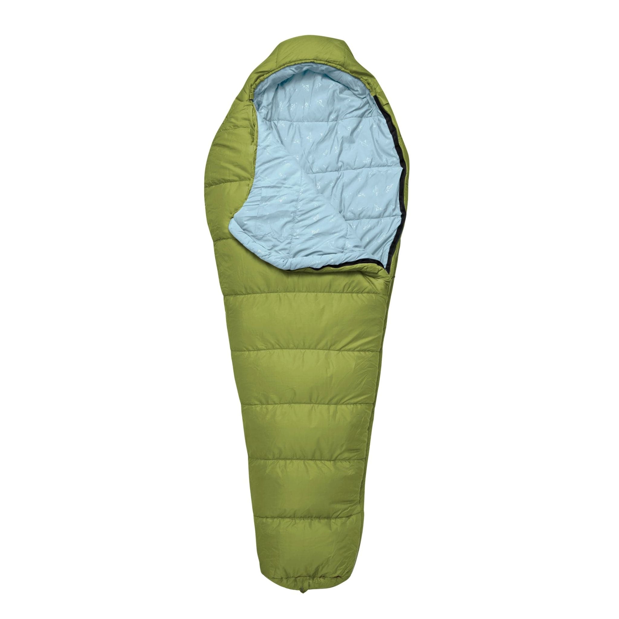 Teton Sports LEEF -18˚c/0˚f Mummy REGULAR Sleeping Bag in Moss/Sky