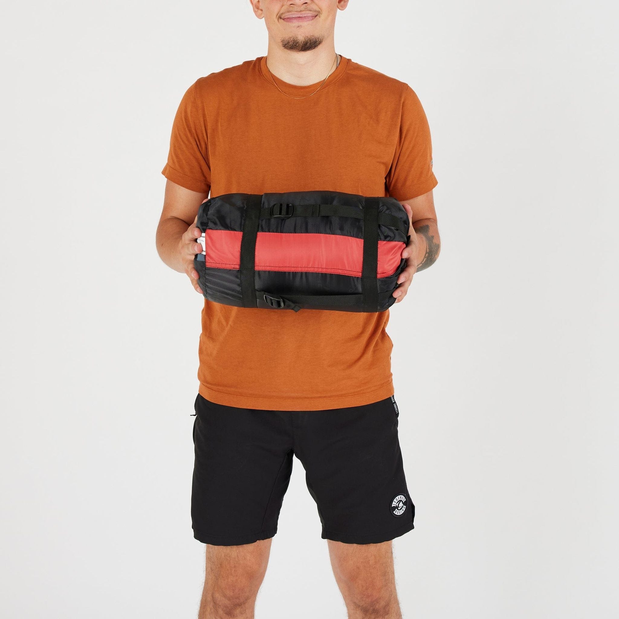 Teton Sports LEEF -7˚c/20˚f Mummy REGULAR Sleeping Bag in Fire/Slate