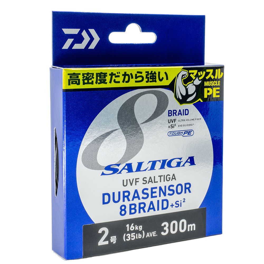 Daiwa SALTIGA Durasensor X8 200m Line CHARTREUSE