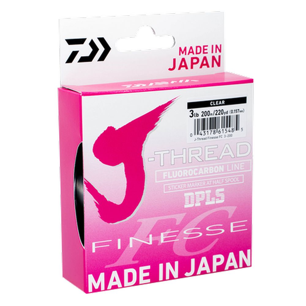 Daiwa J-THREAD Finesse Fluorocarbon 200m Leader Line