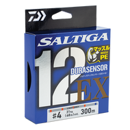 Daiwa SALTIGA 12EX Si3+ Braid Fishing Line 400m Multi – Compleat Angler Australia