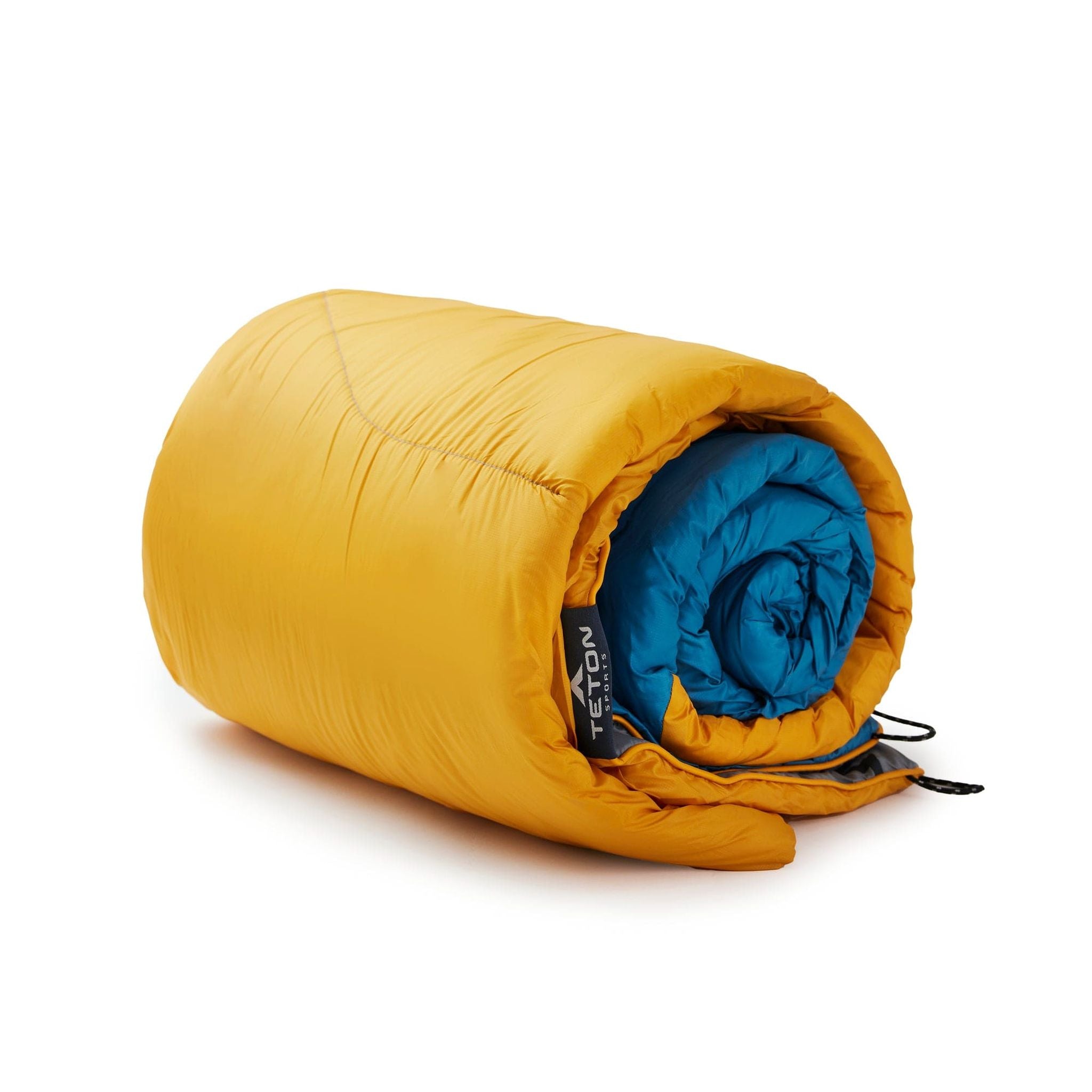 Teton Sports Acadia Mammoth Outdoor Camp Blanket in Goldenrod/Peacock