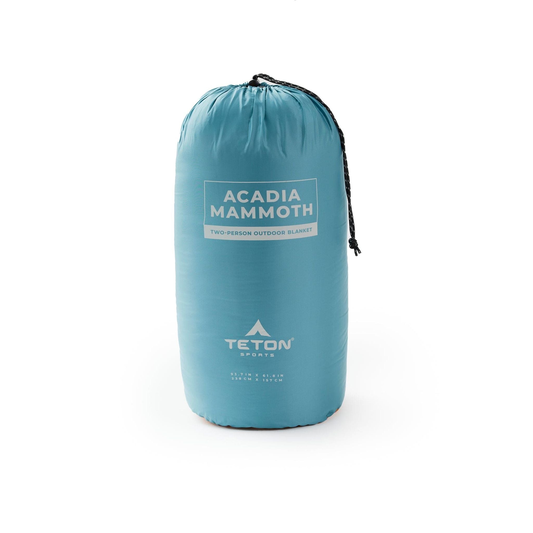 Teton Sports Acadia Mammoth Outdoor Camp Blanket in Teal/Copper