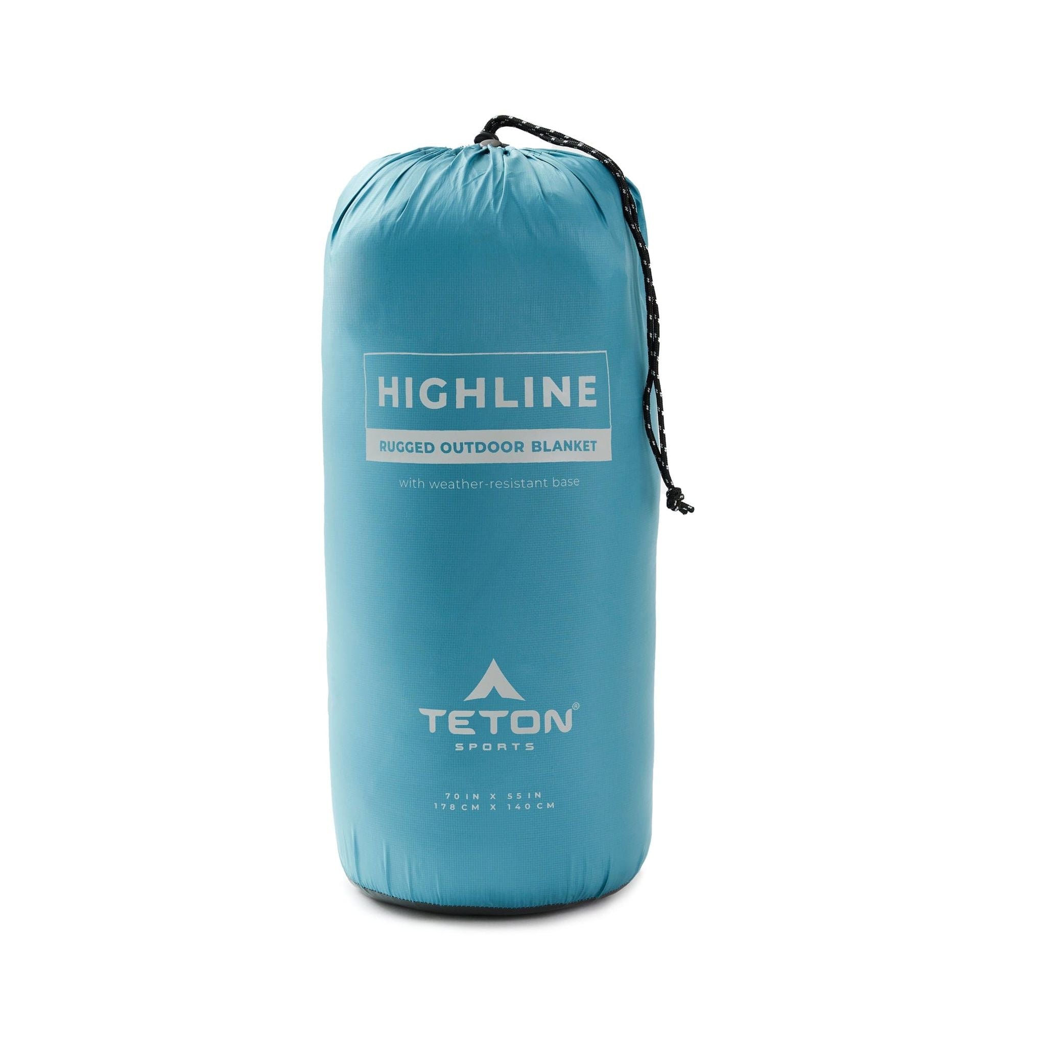 Teton Highline Camp Blanket in Teal/Slate