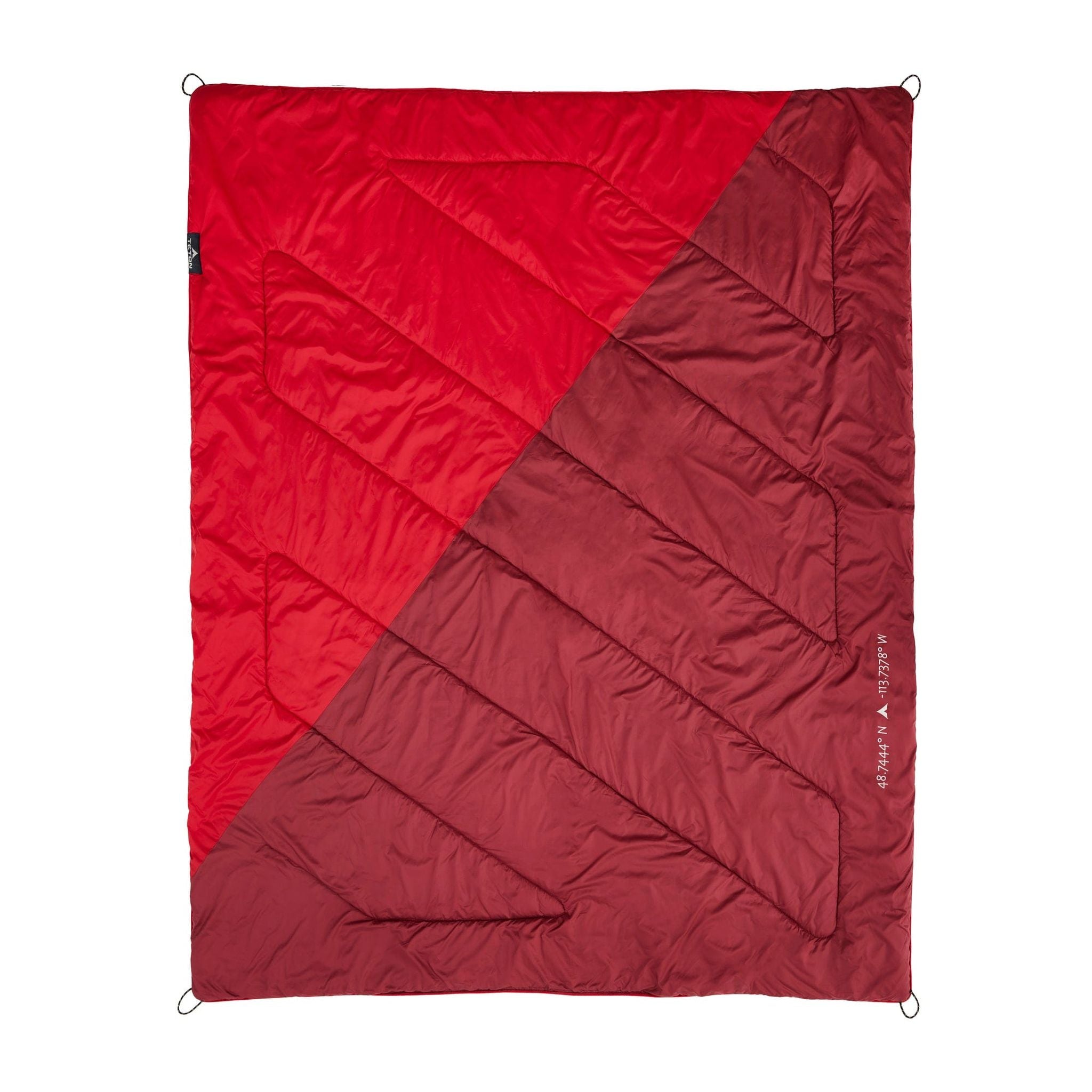 Teton Highline Camp Blanket in Ruby/Garnet