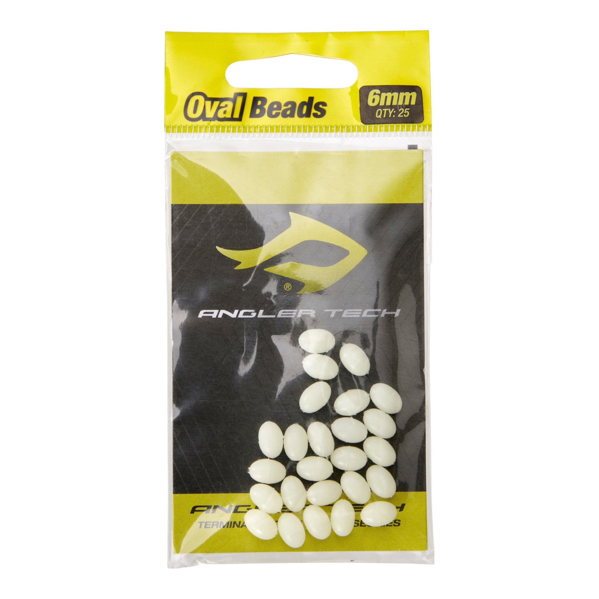 Angler Tech Beads Oval Lumo 6mm
