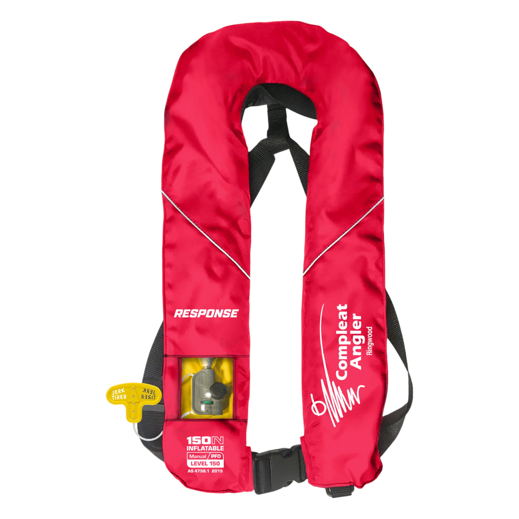 Compleat Angler Inflatable Life Jacket Manual Red