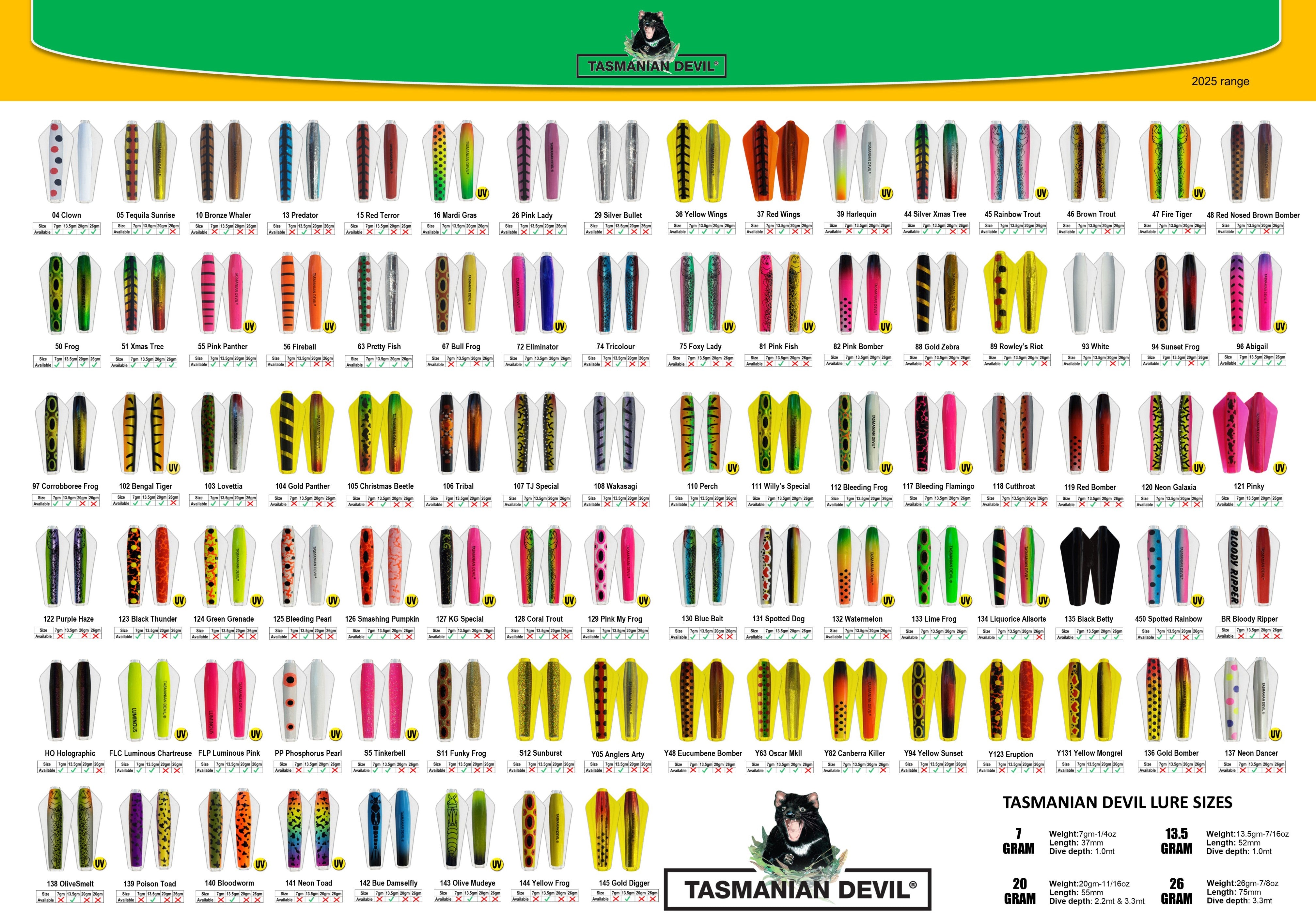 Tasmanian Devil 13.5g Hard Body Lure