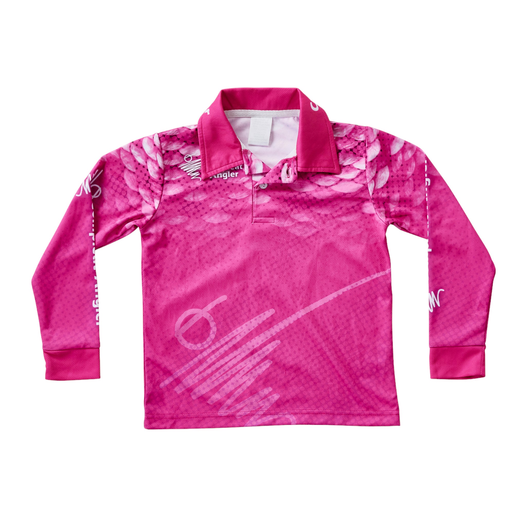 Compleat Angler Tournament Shirt Kids Pink