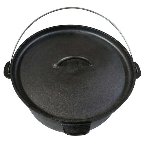 Supex 12 Quart (11.4L) Cast Iron Dutch Oven – Compleat Angler Australia