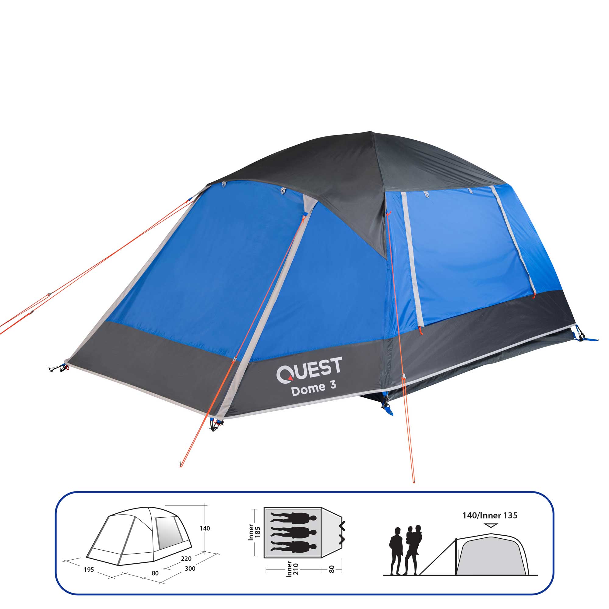 Quest Outdoors Dome 3