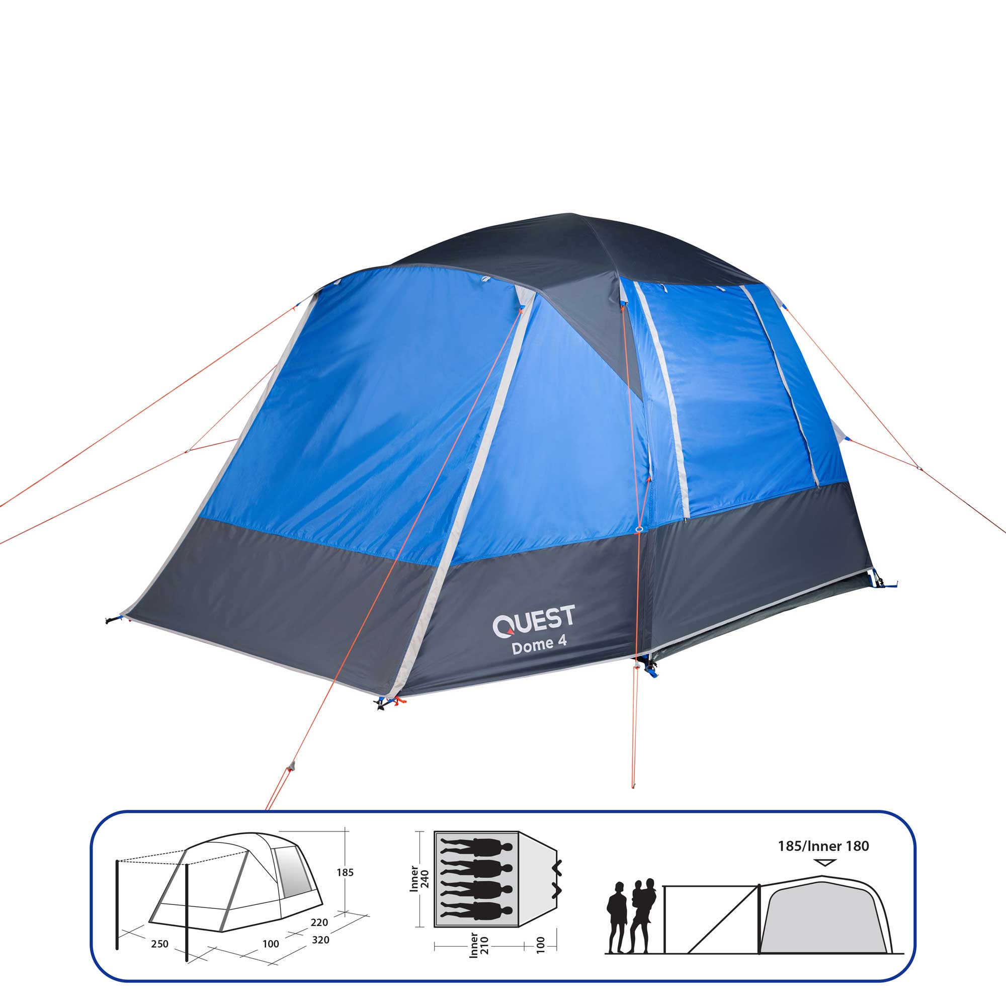 Quest Outdoors Dome 4