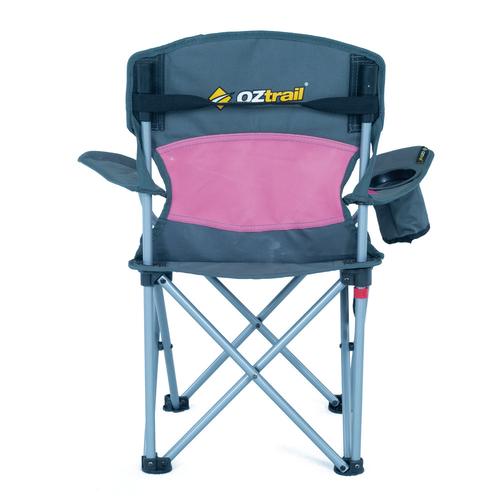 OZtrail Junior Deluxe Camp Arm Chair - Pink