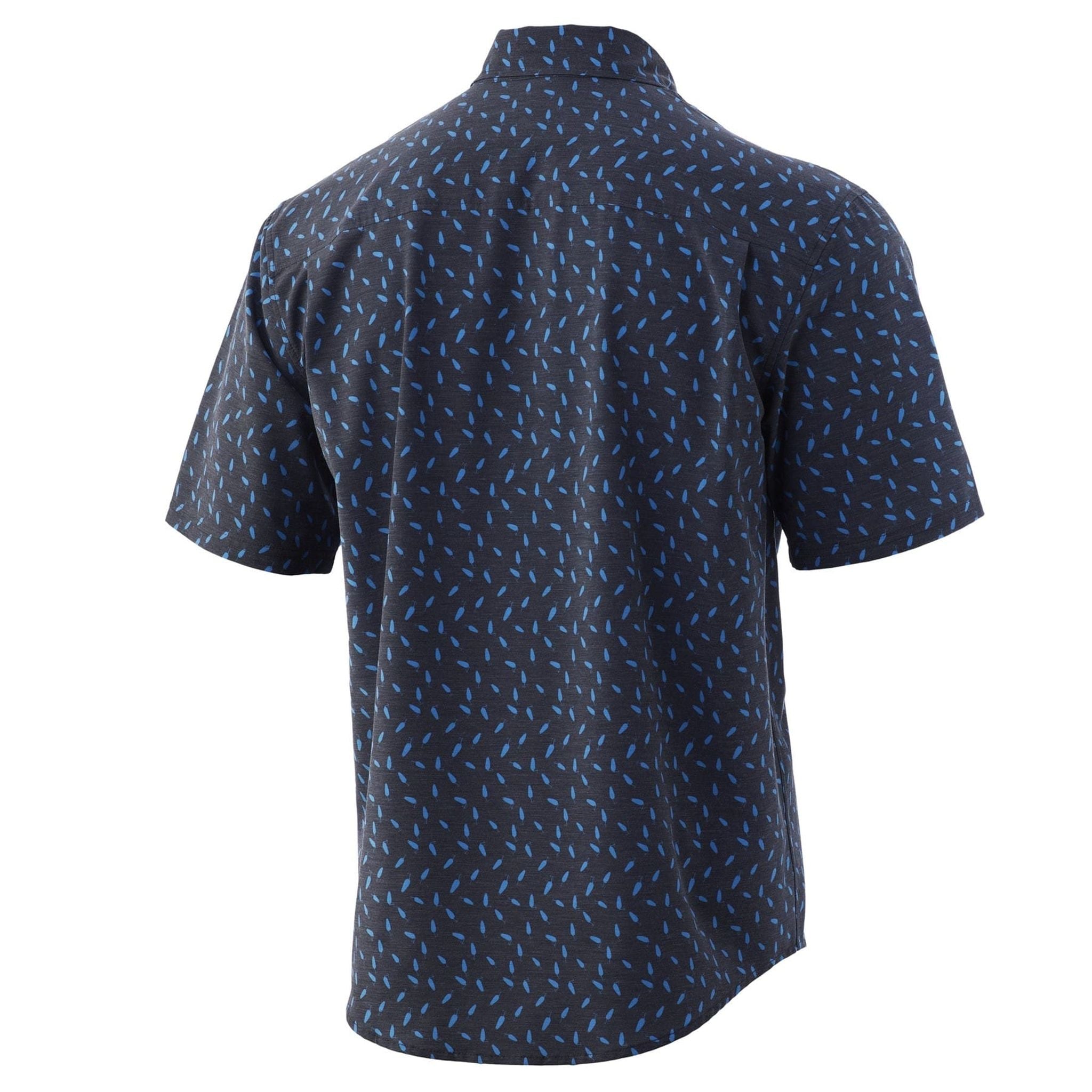 HUK Kona Short Sleeve Shirt Black
