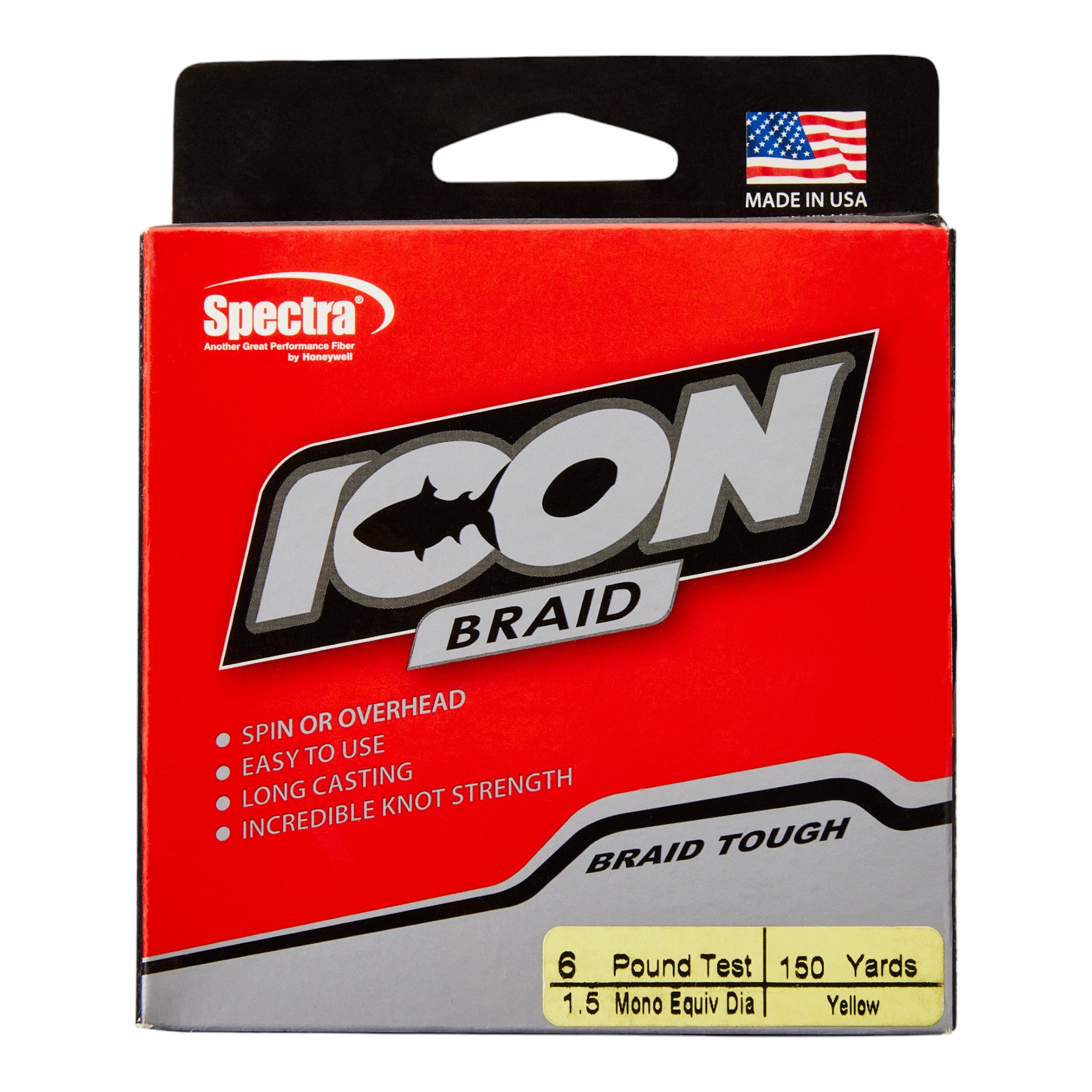 Icon Braid 150yd Yellow