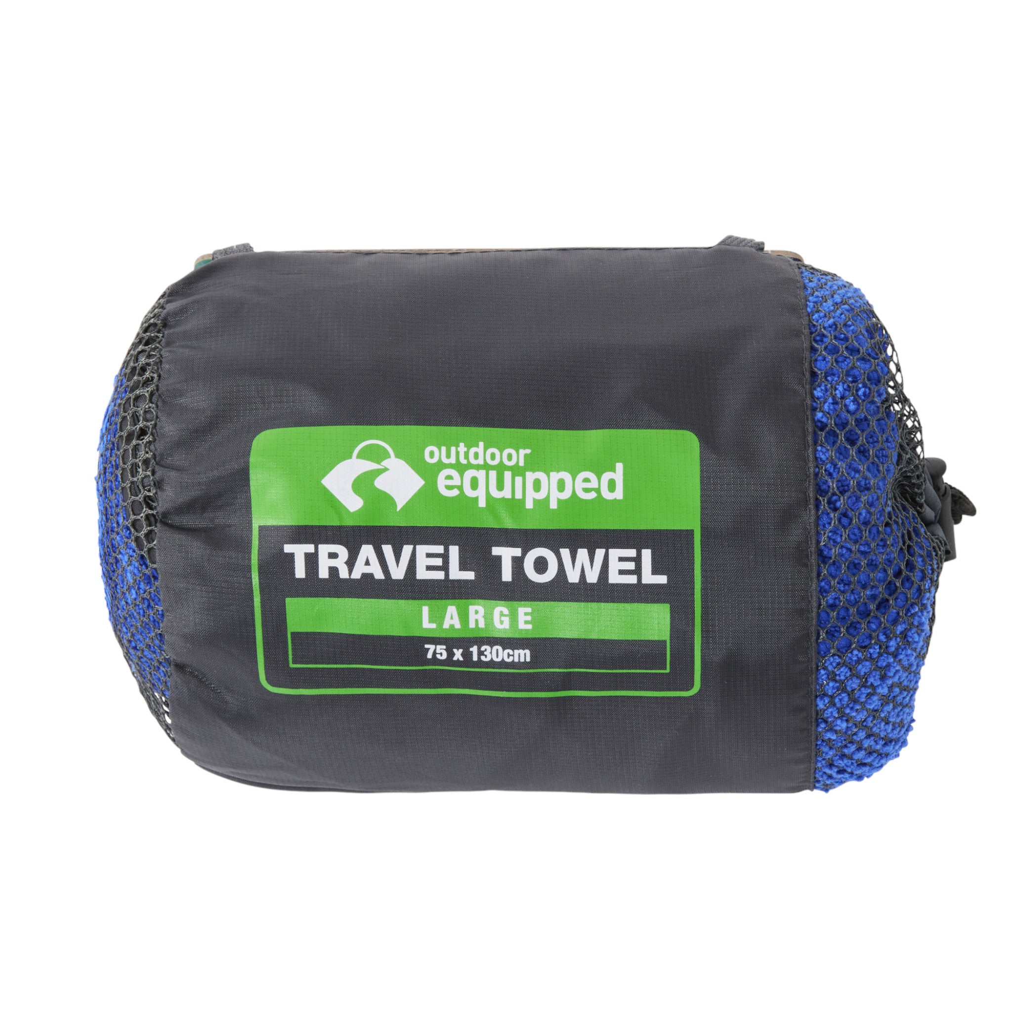 Outdoor Equipped Travel Towel Large Blue