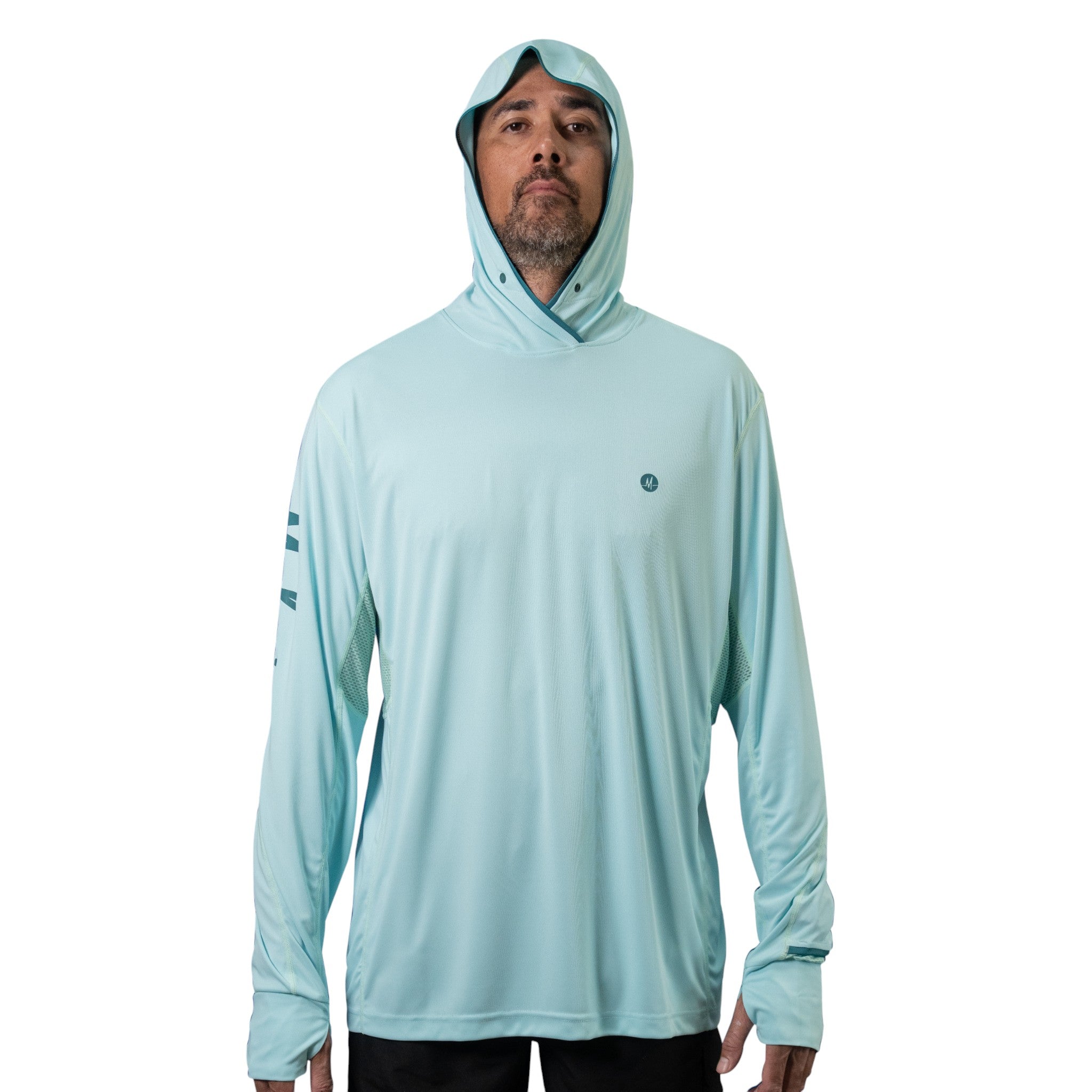 Malosi Eclipse Pro Light Green Hooded Fishing Shirt