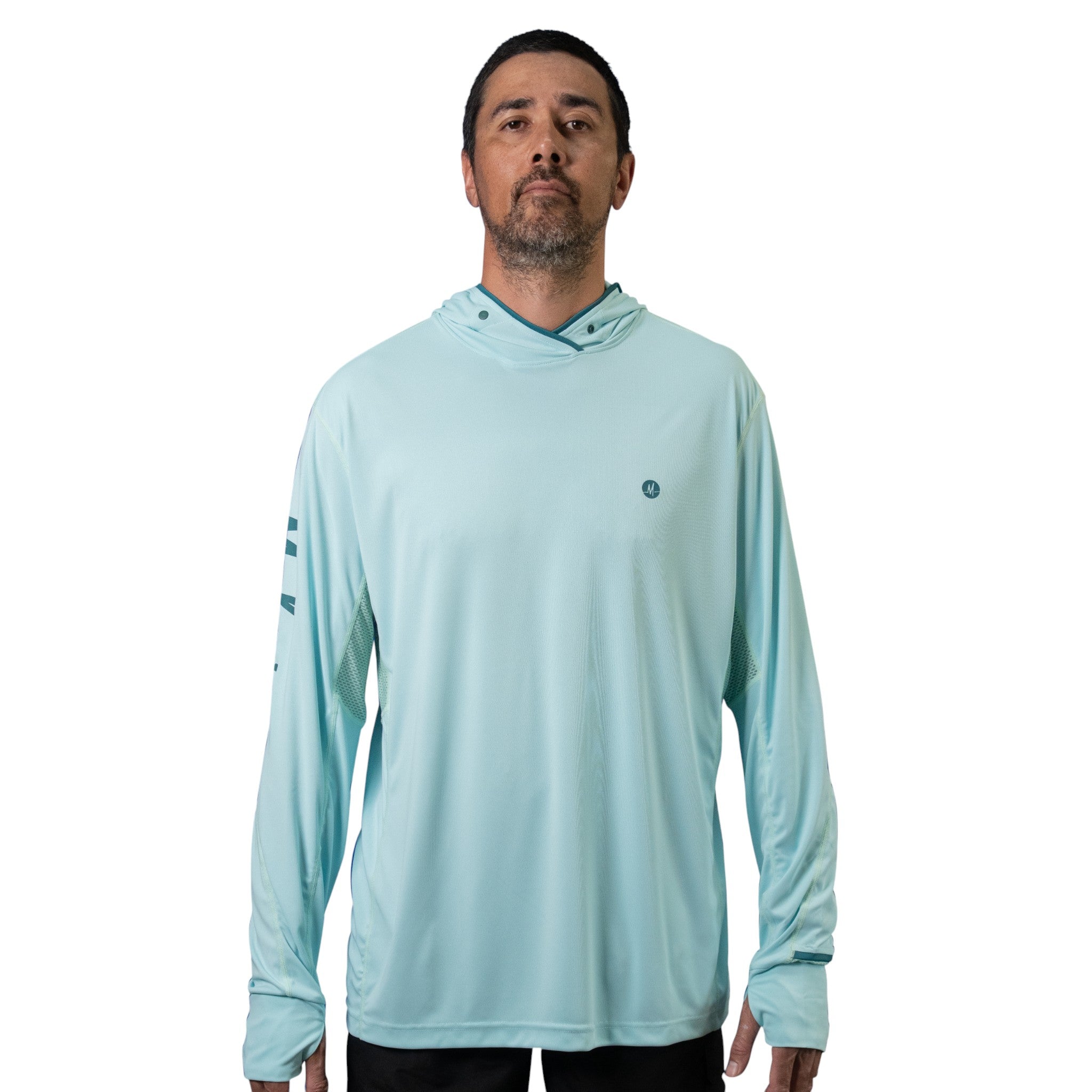 Malosi Eclipse Pro Light Green Hooded Fishing Shirt