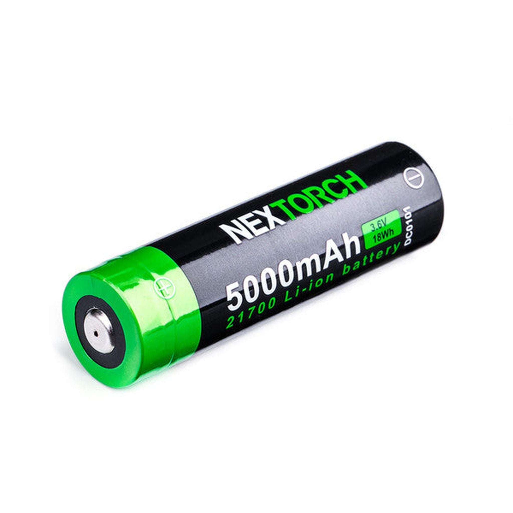 Nextorch 21700 Rechargeable Lithium Battery 5000 MaH, USBC Charge