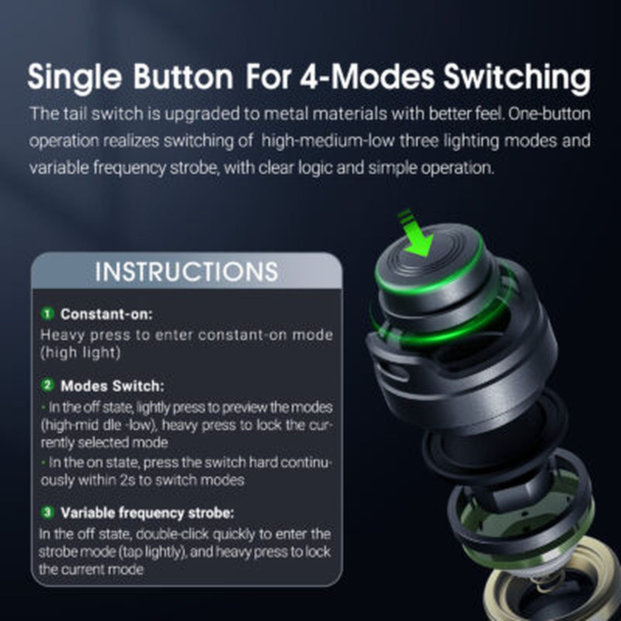 NEXTORCH E52C High-Performance Flashlight - 3000 Lumens USB-C Rechargeable Torch