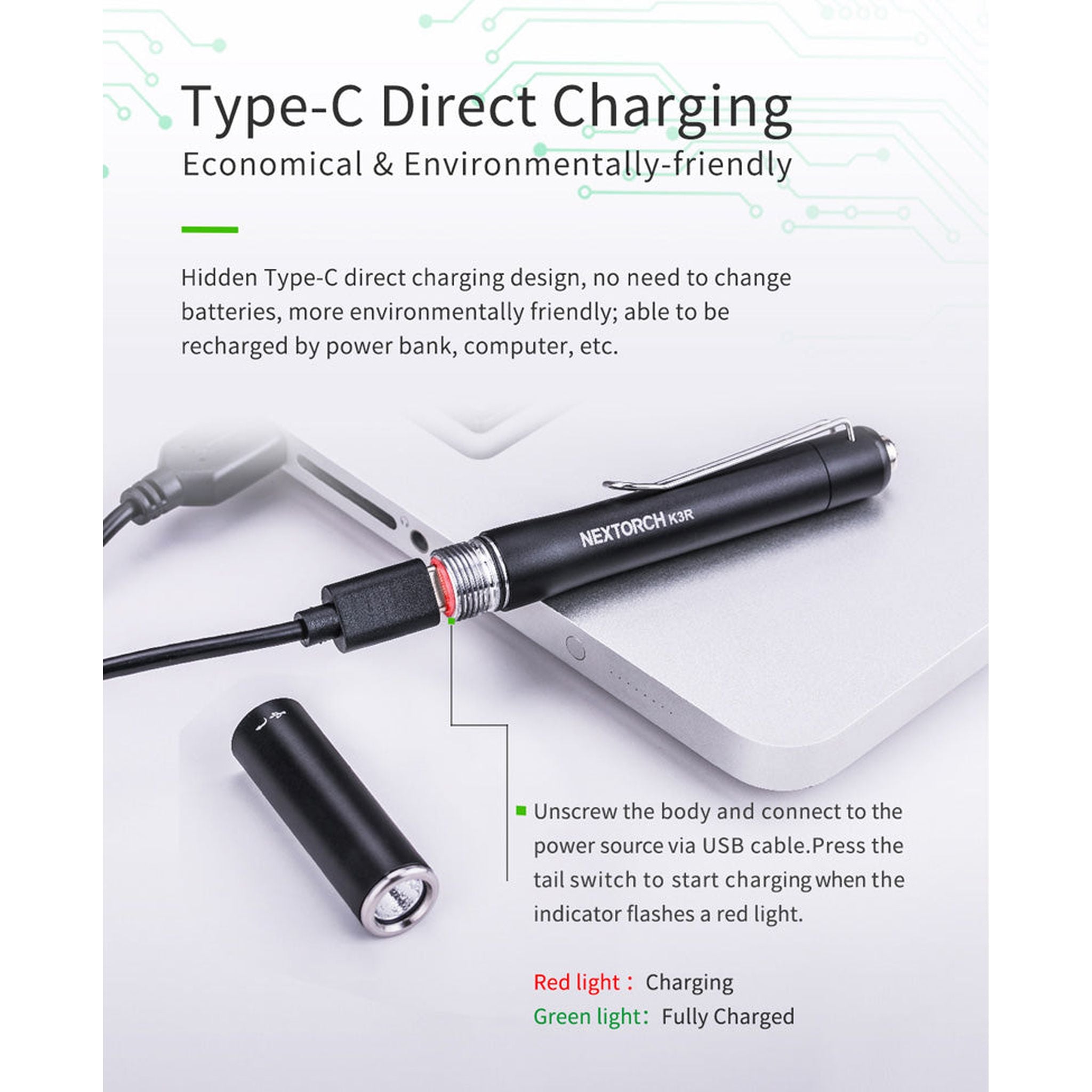 Nextorch K3R Rechargeable Penlight