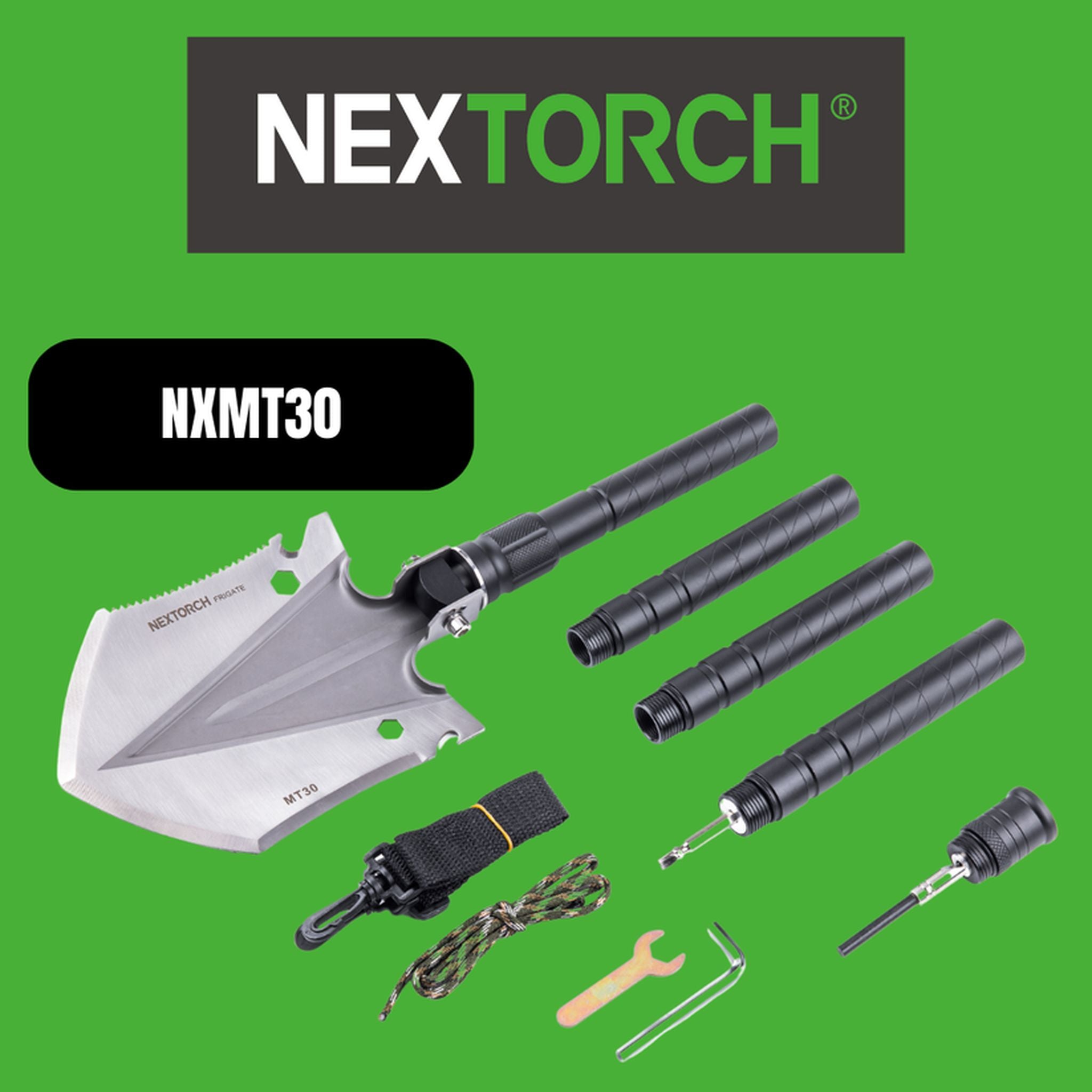 NEXTORCH Multifunctional Folding Spade - MT30