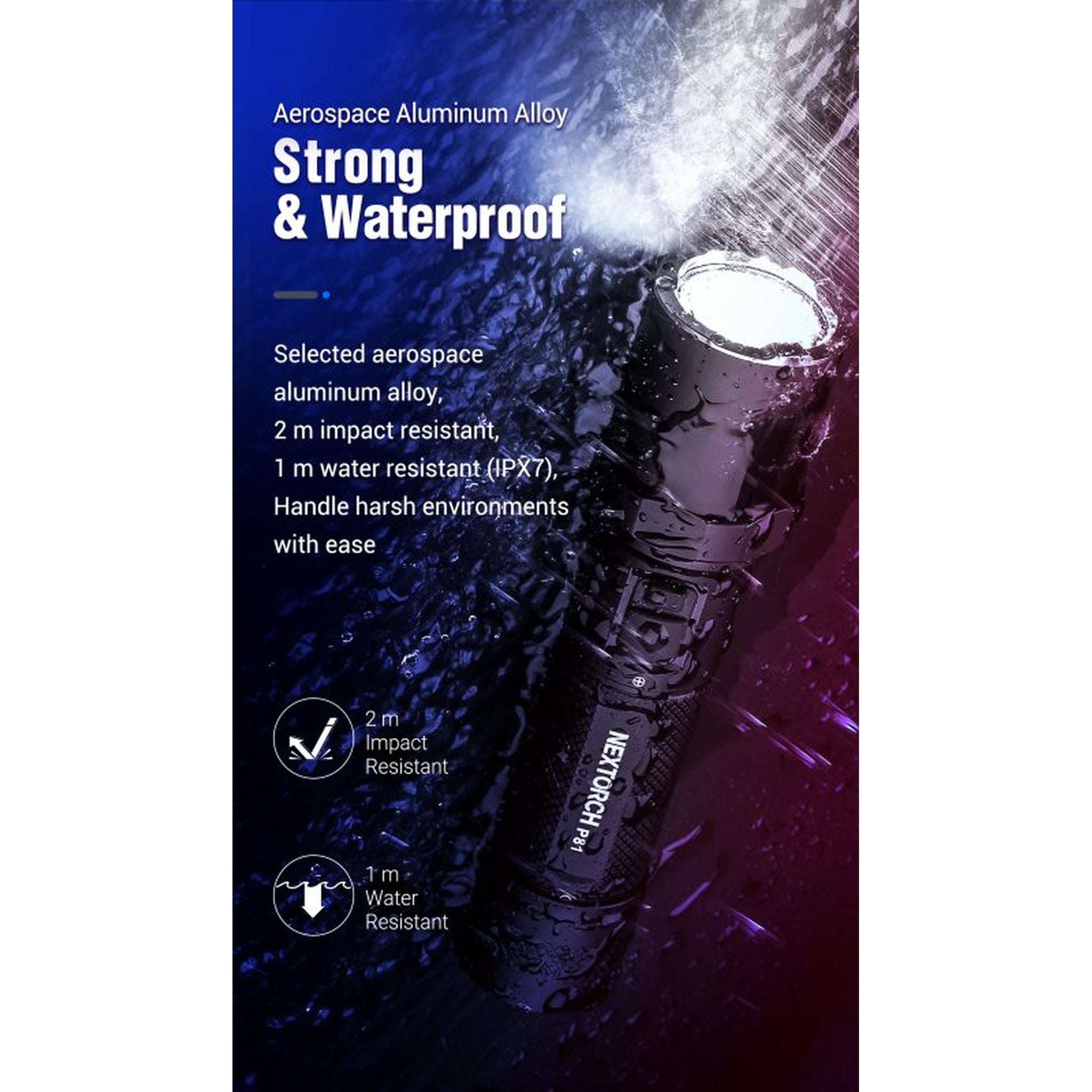 Nextorch P81 Rechargeable Torch Super Bright