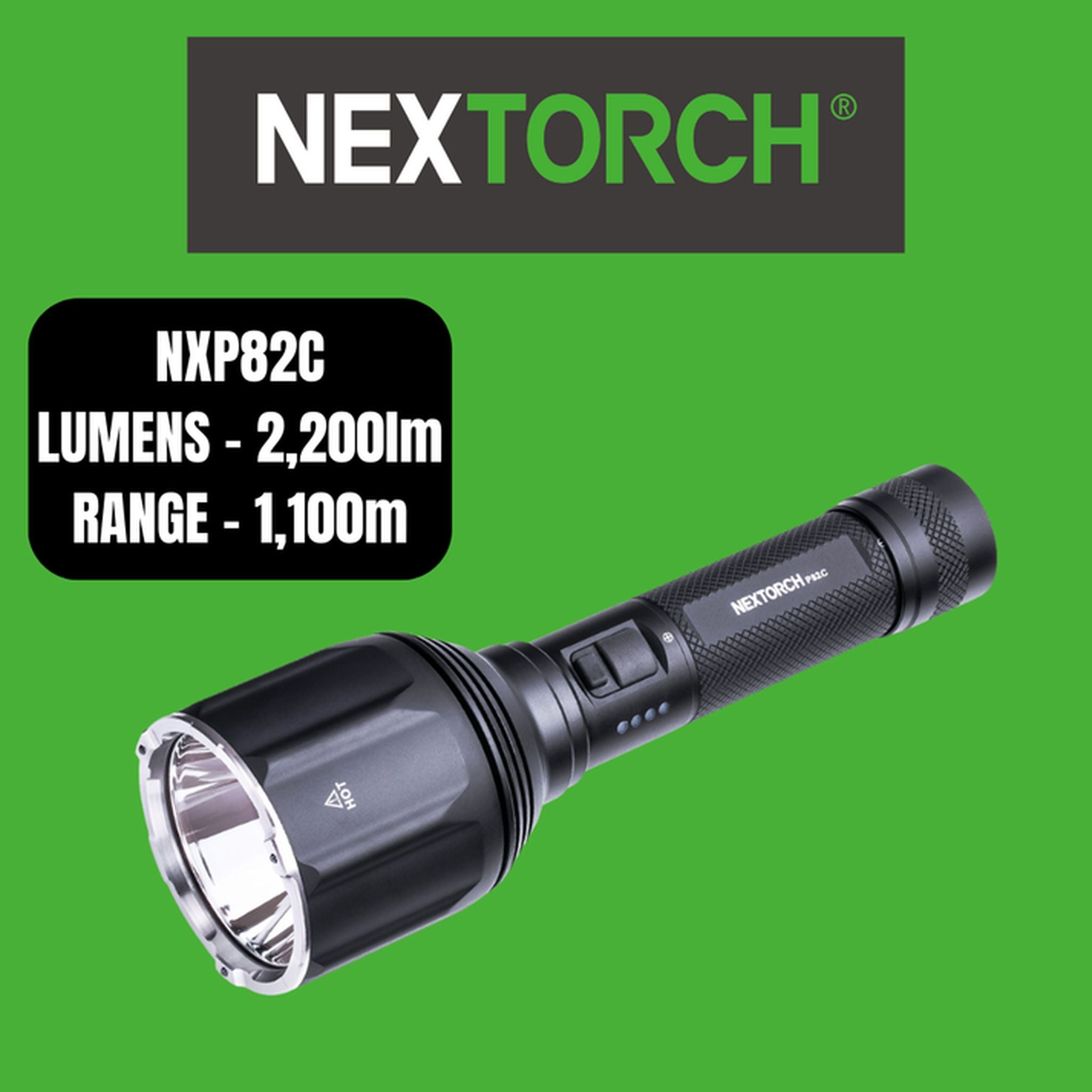 Nextorch P82C 2200 Lumen Long-Range Flashlight