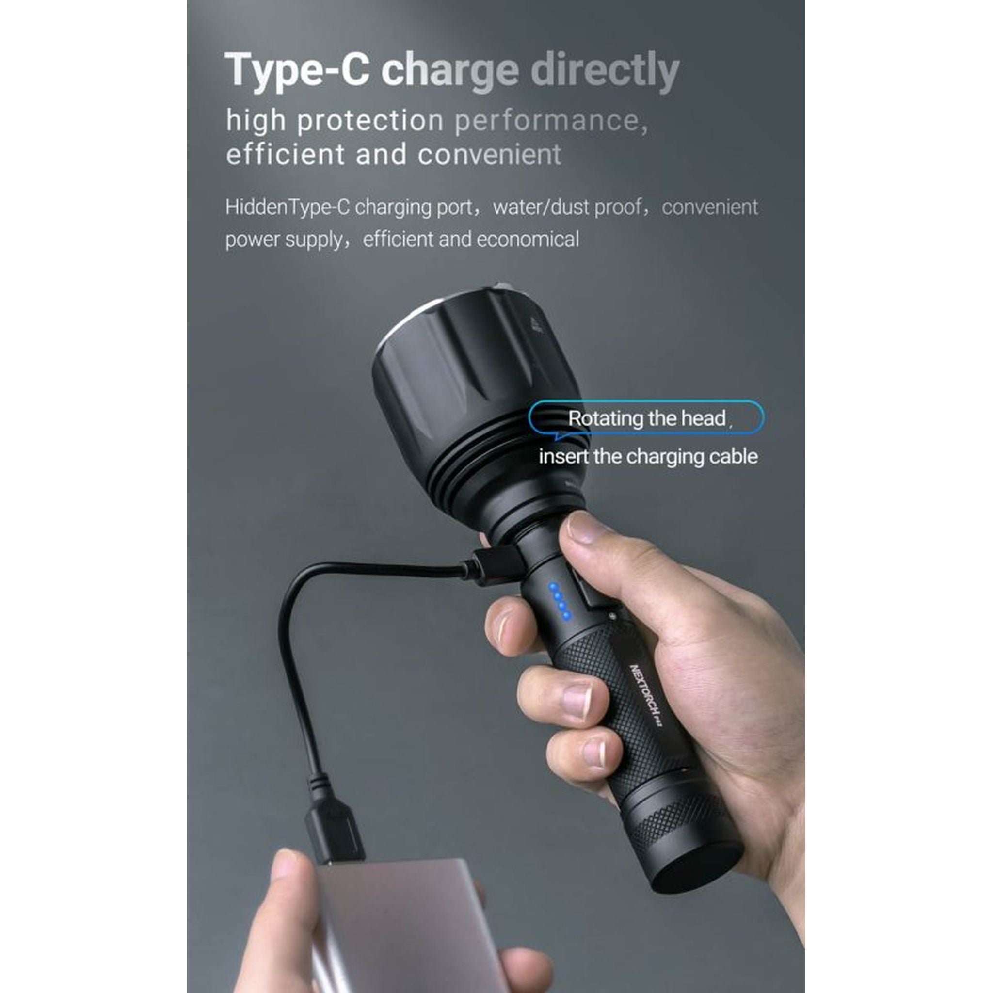 Nextorch P82 Rechargeable Torch Ultra Long Range