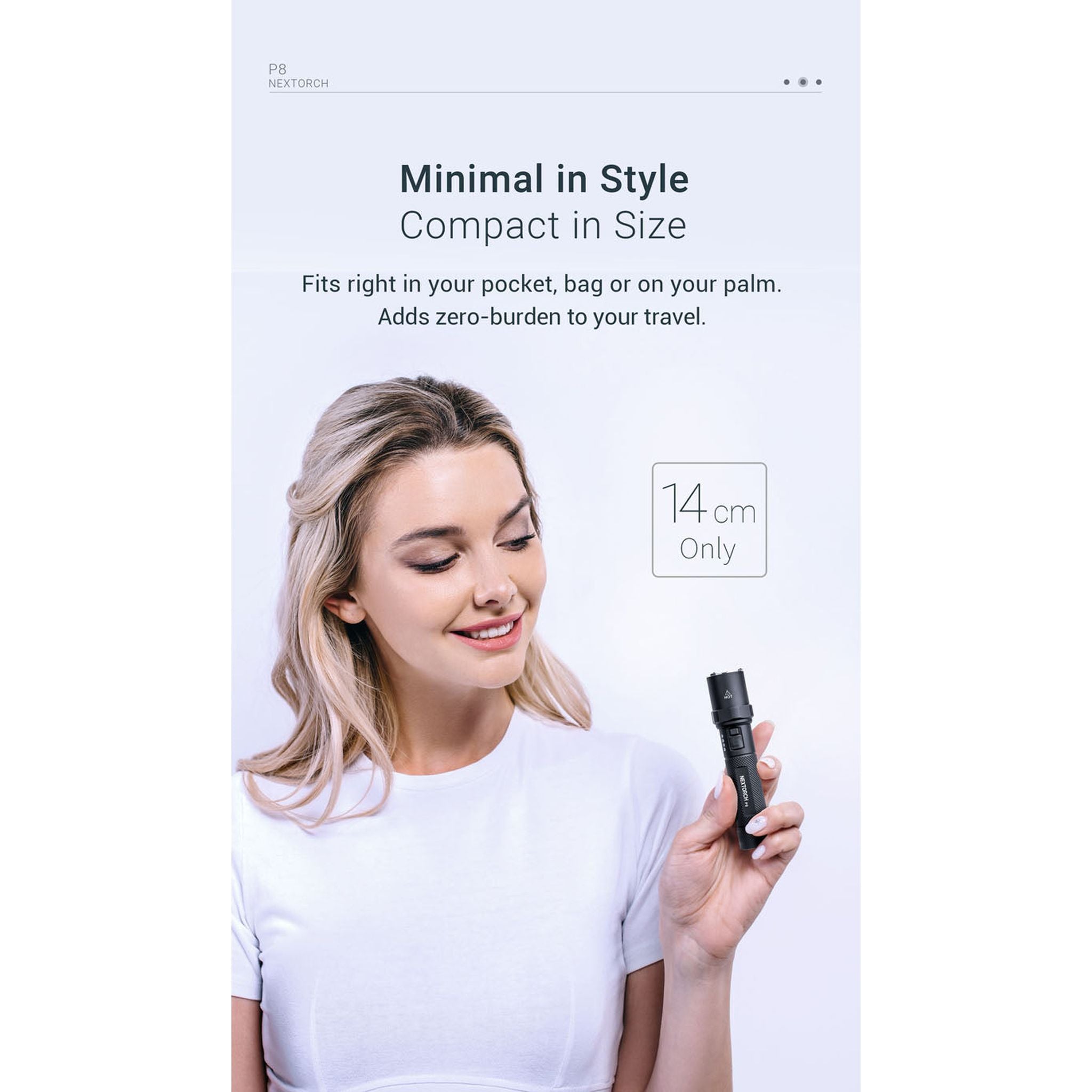 Nextorch P8 P-Series Rechargeable Torch