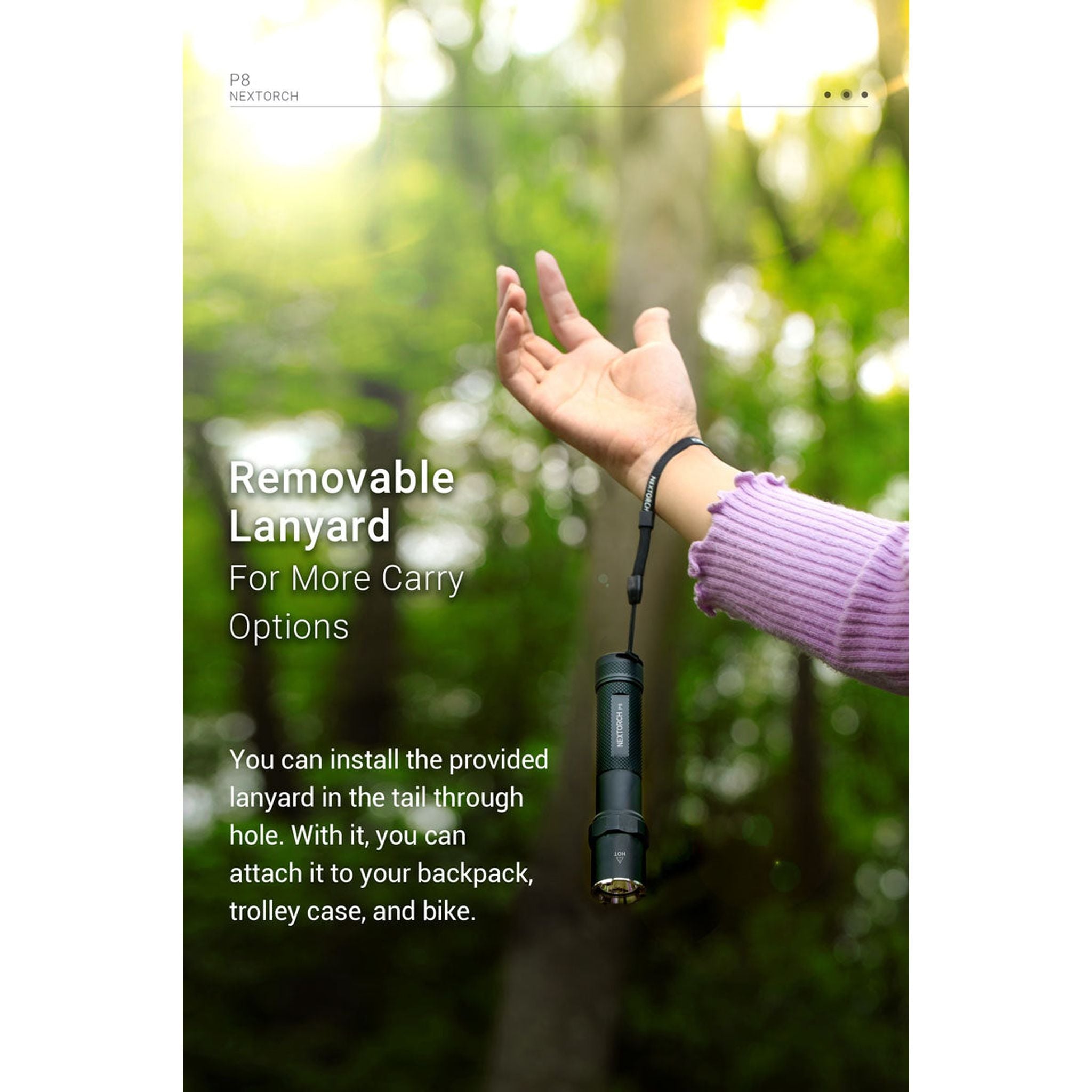 Nextorch P8 P-Series Rechargeable Torch