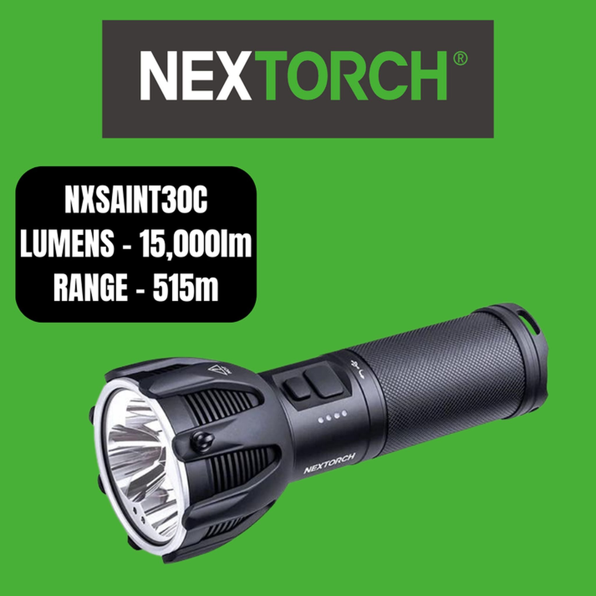 NEXTORCH Saint Torch Rechargeable Searchlight Series 30C