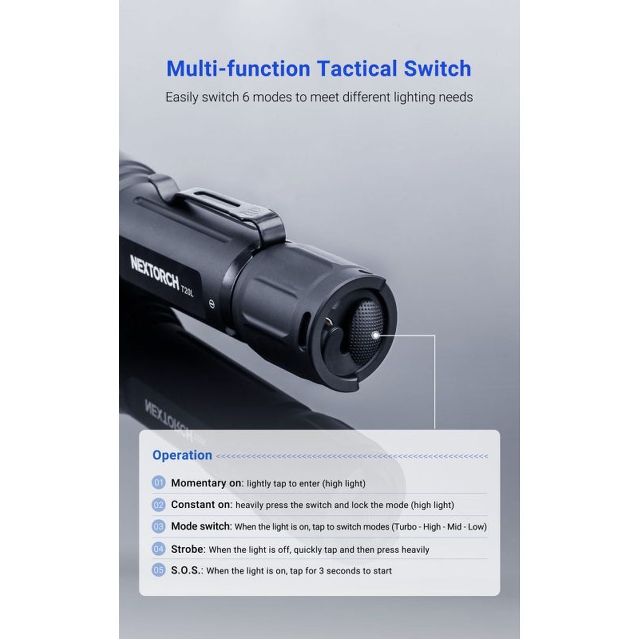 NEXTORCH LEP Long-Range LASER Torch Series 20L