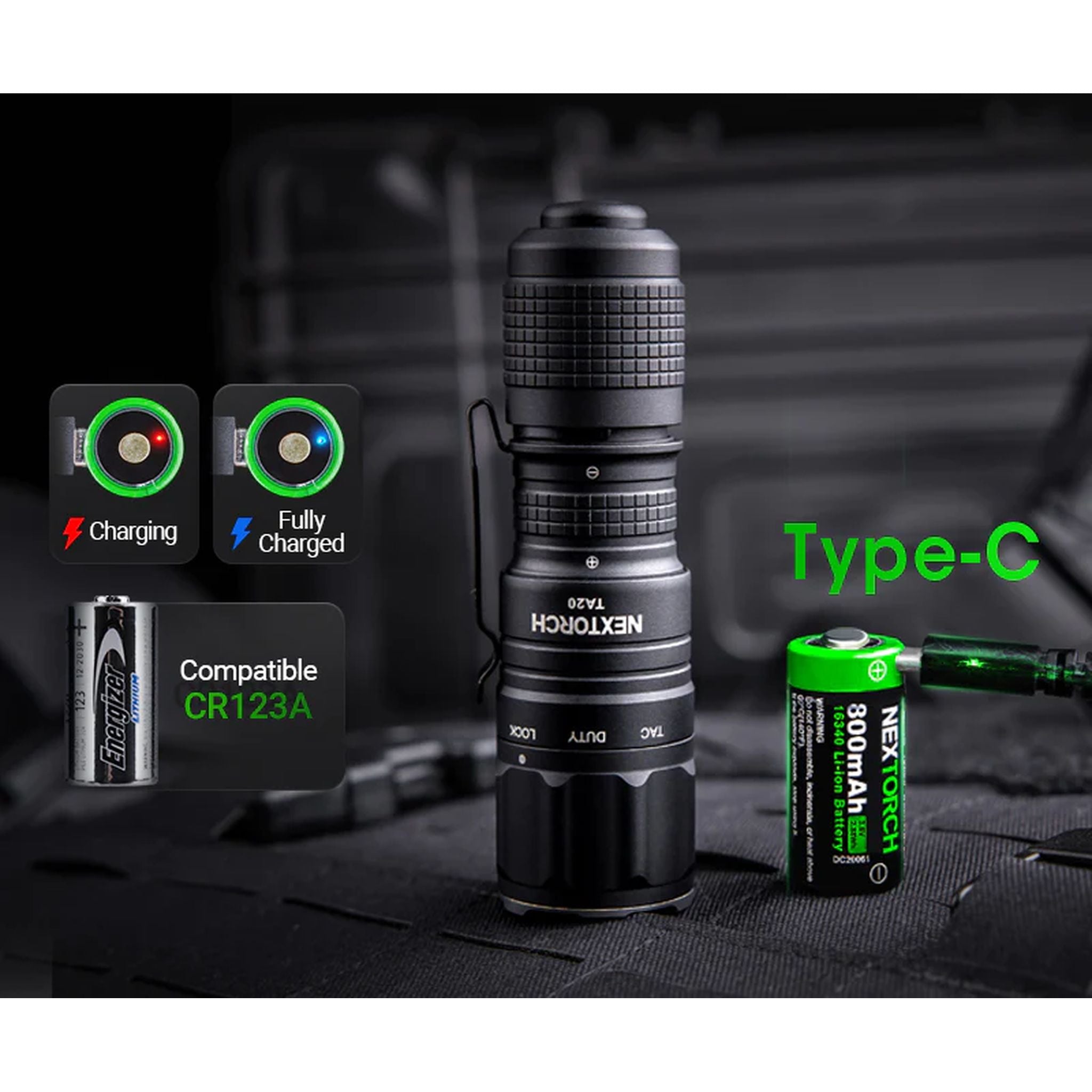 Nextorch TA20 Rechargeable Compact Duty Torch