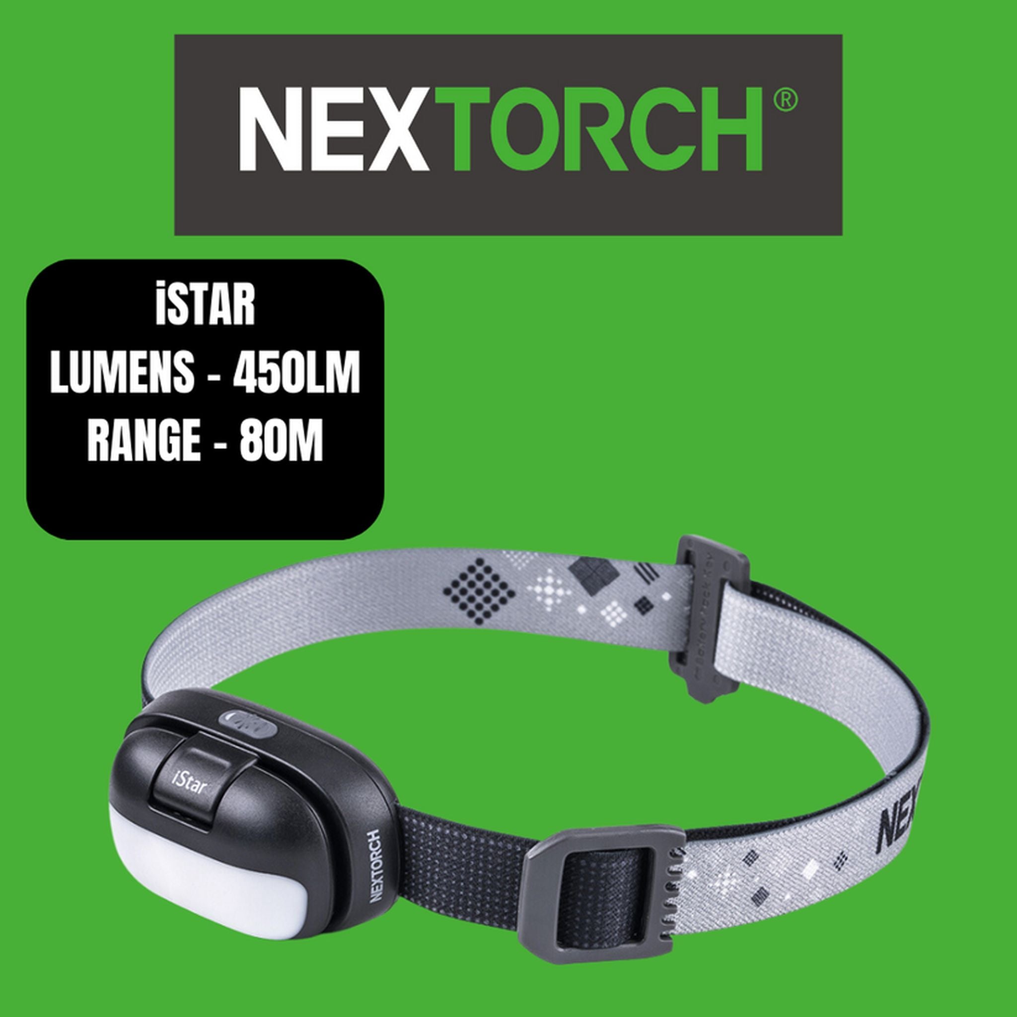 Nextorch iStar Rechargeable Intelligent Headlight Headlamp
