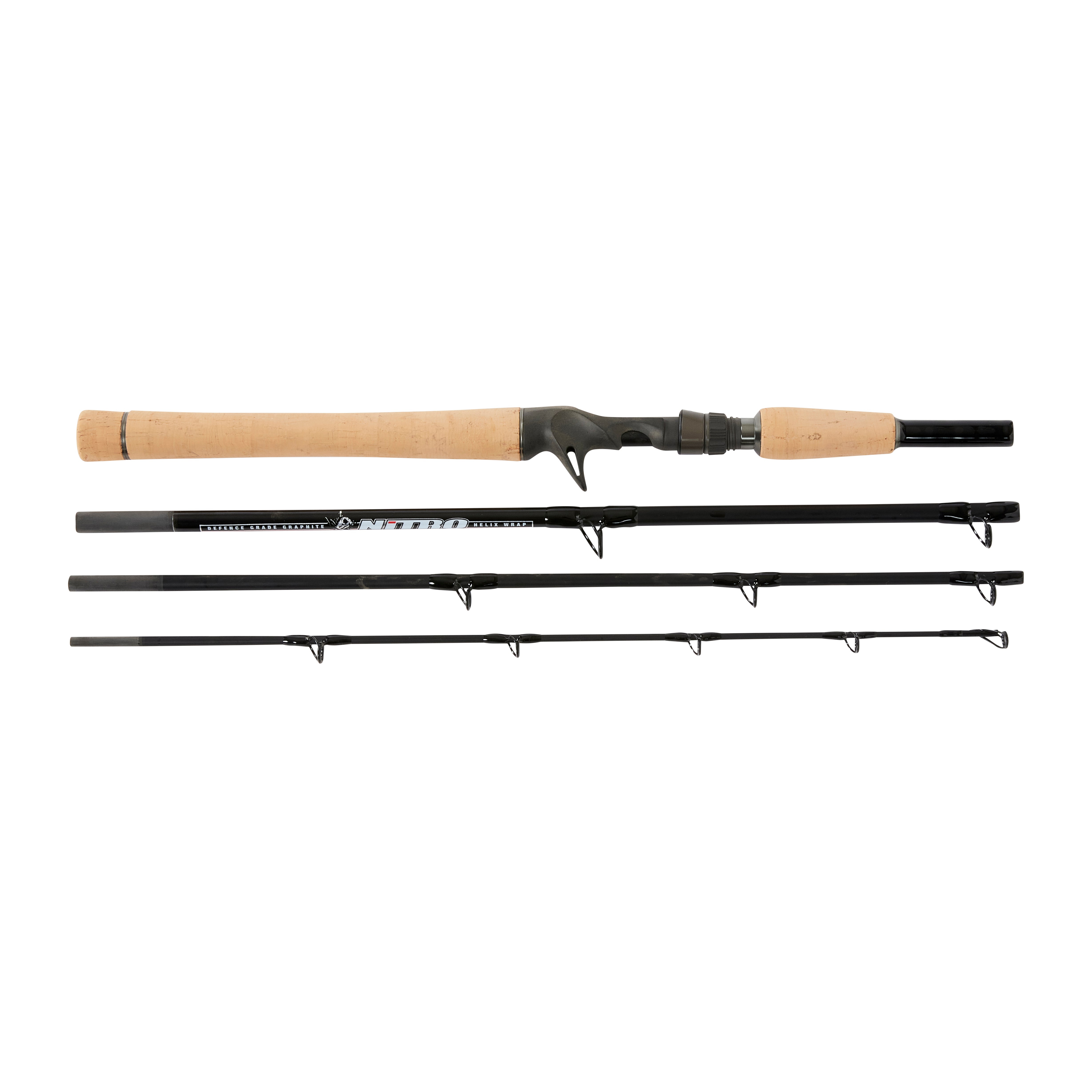 Nitro Gangster 5ft11 4pce 10kg Travel Baitcast Rod