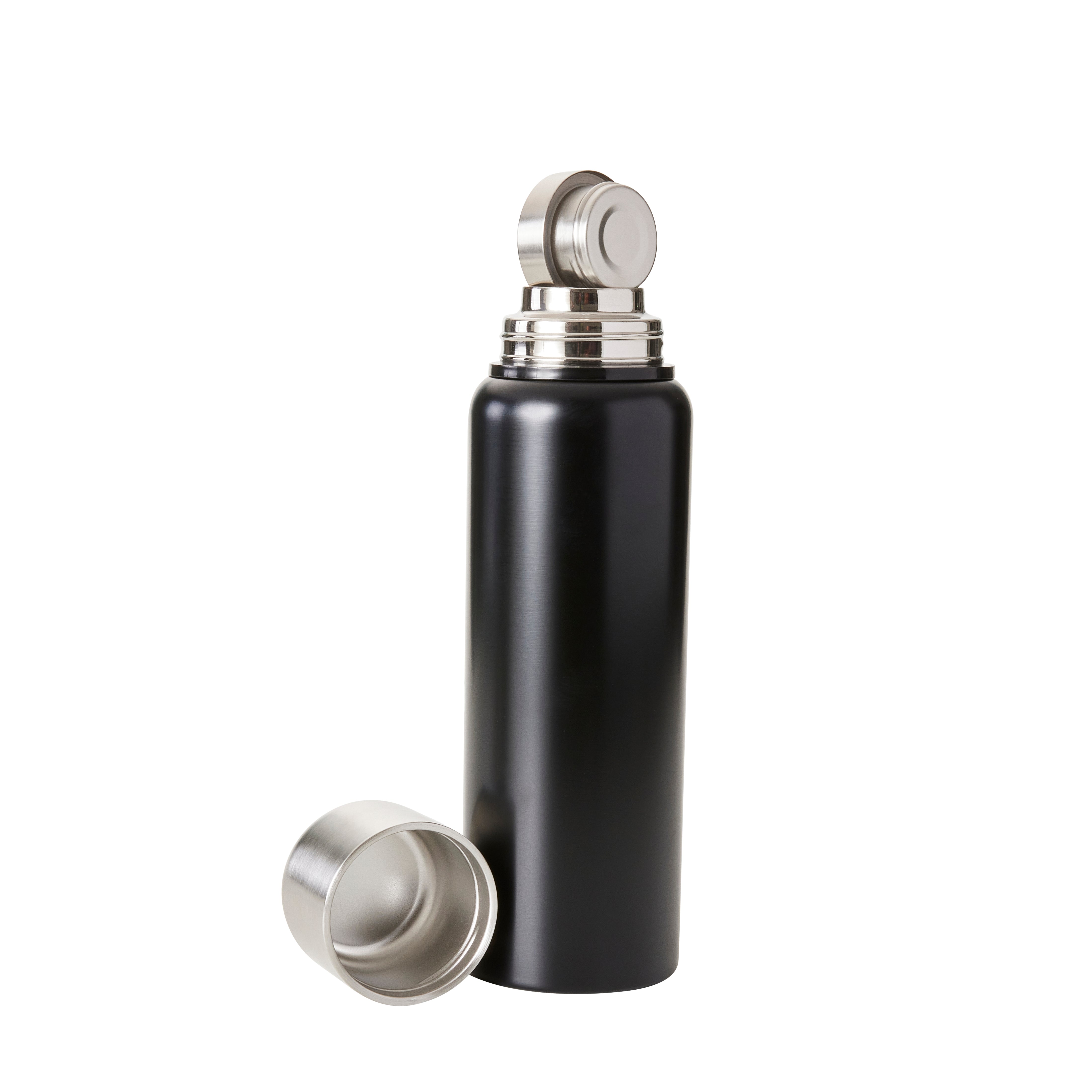 Outdoor Equipped 1l Flask Black