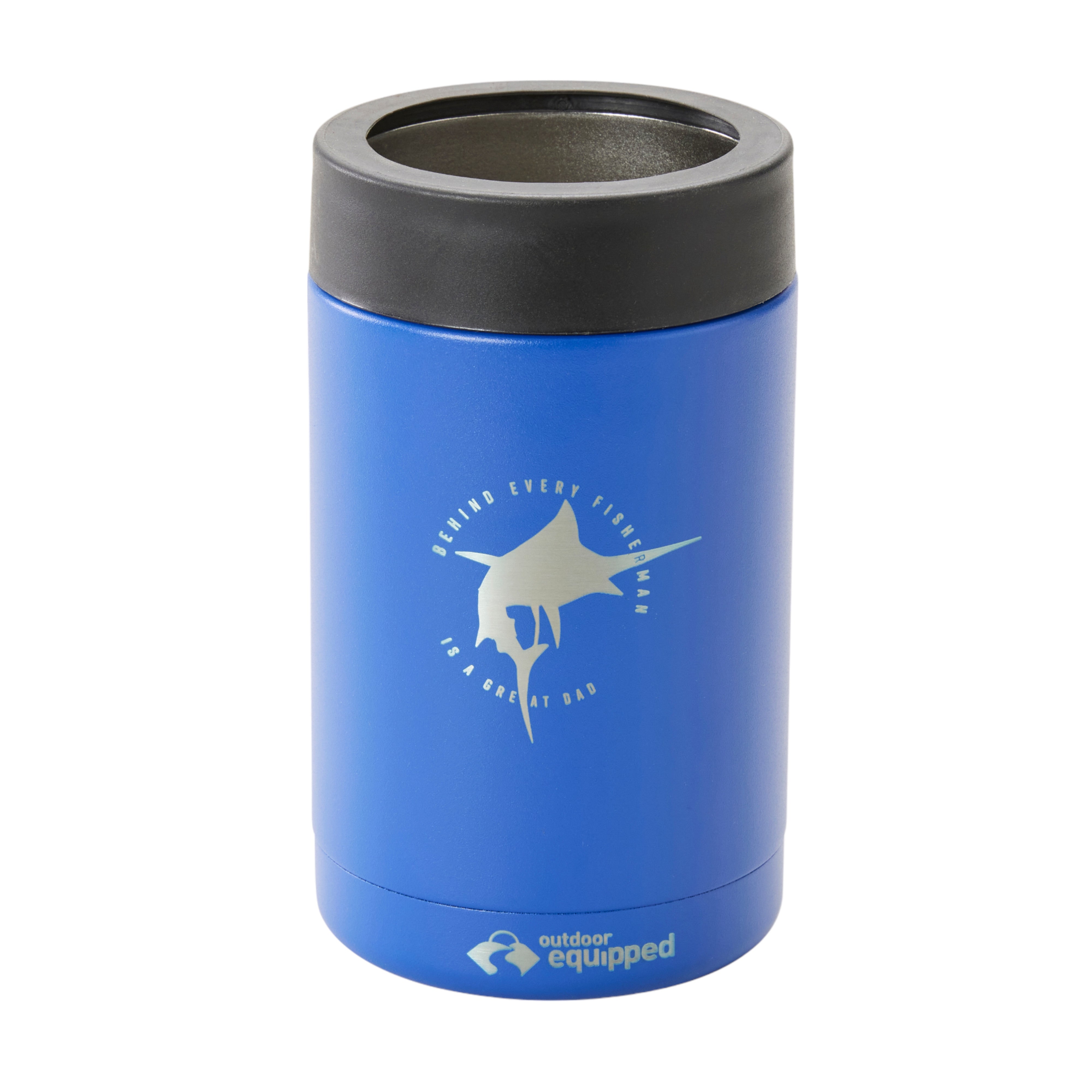 Outdoor Equipped Behind Fisherman Cooler Blue