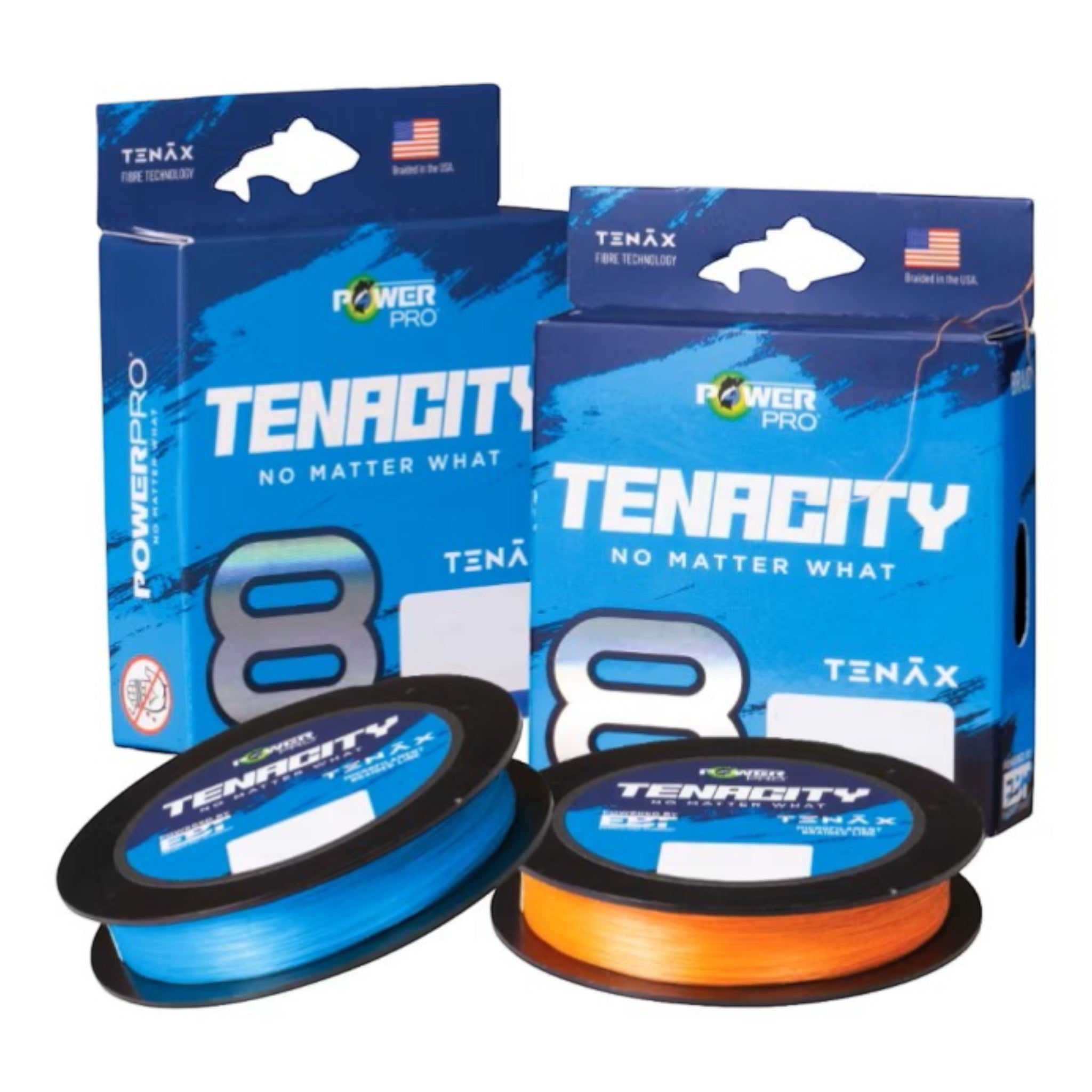 PowerPro Tenacity Braided Line 150m Sight Orange