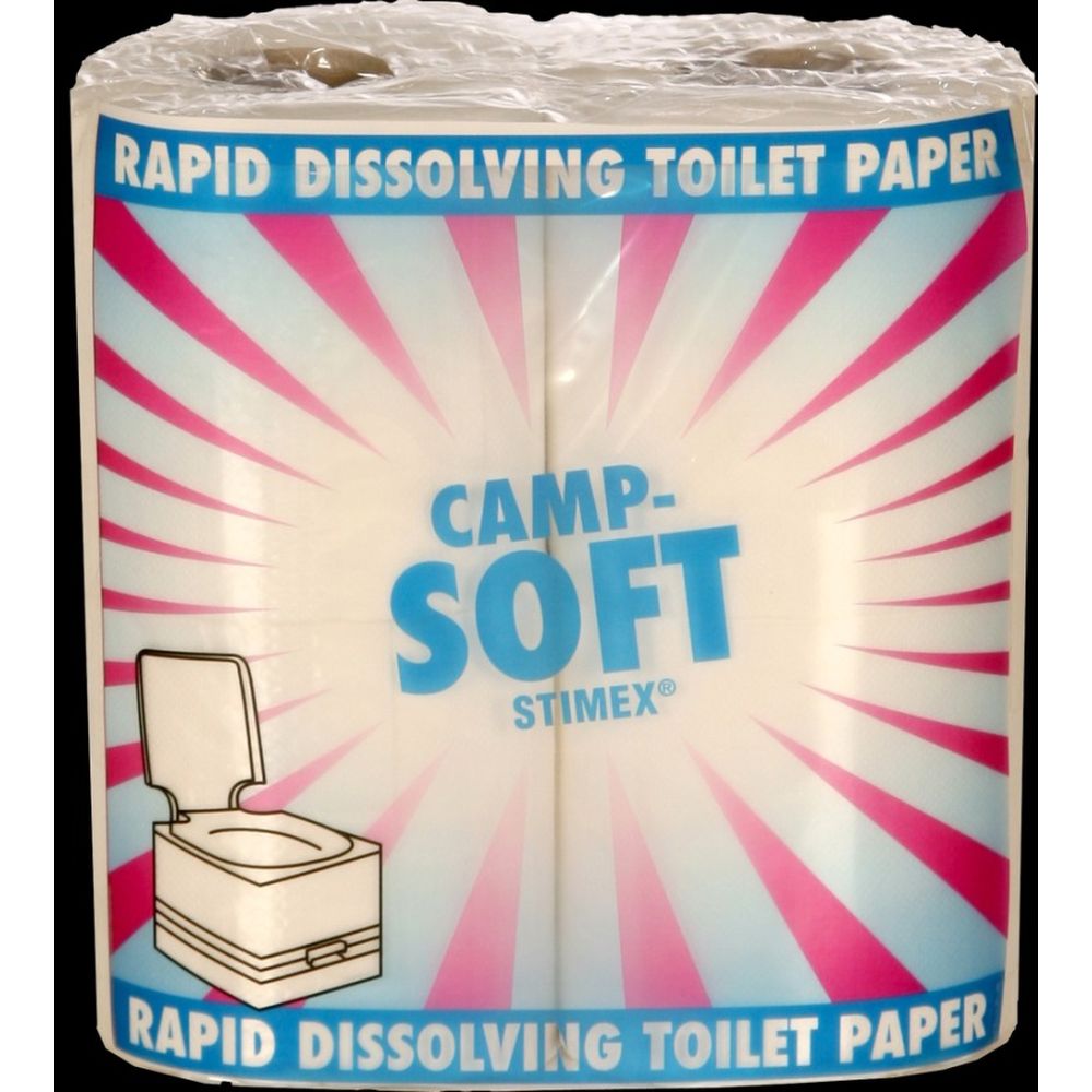 Supex Stimex Camp Soft Toilet Tissue - 4 x 250ply rolls