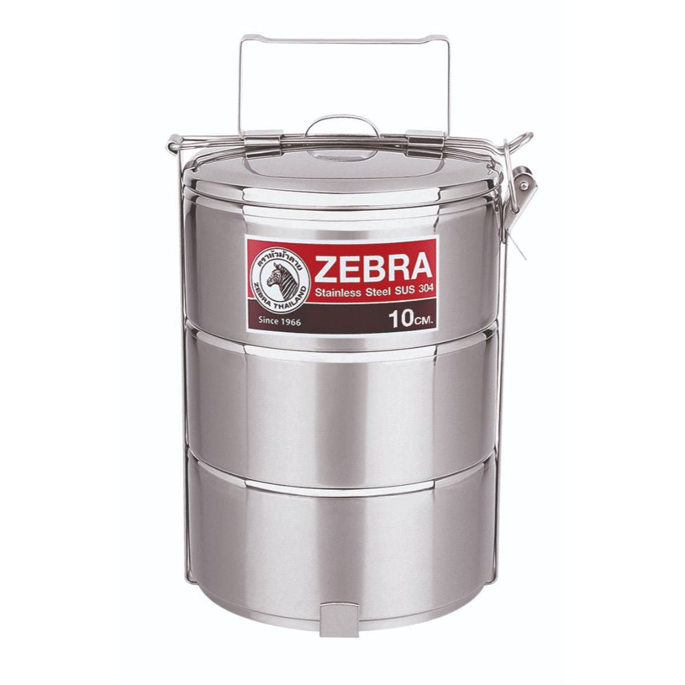 Zebra 3 Piece Stainless Steel Food Carrier